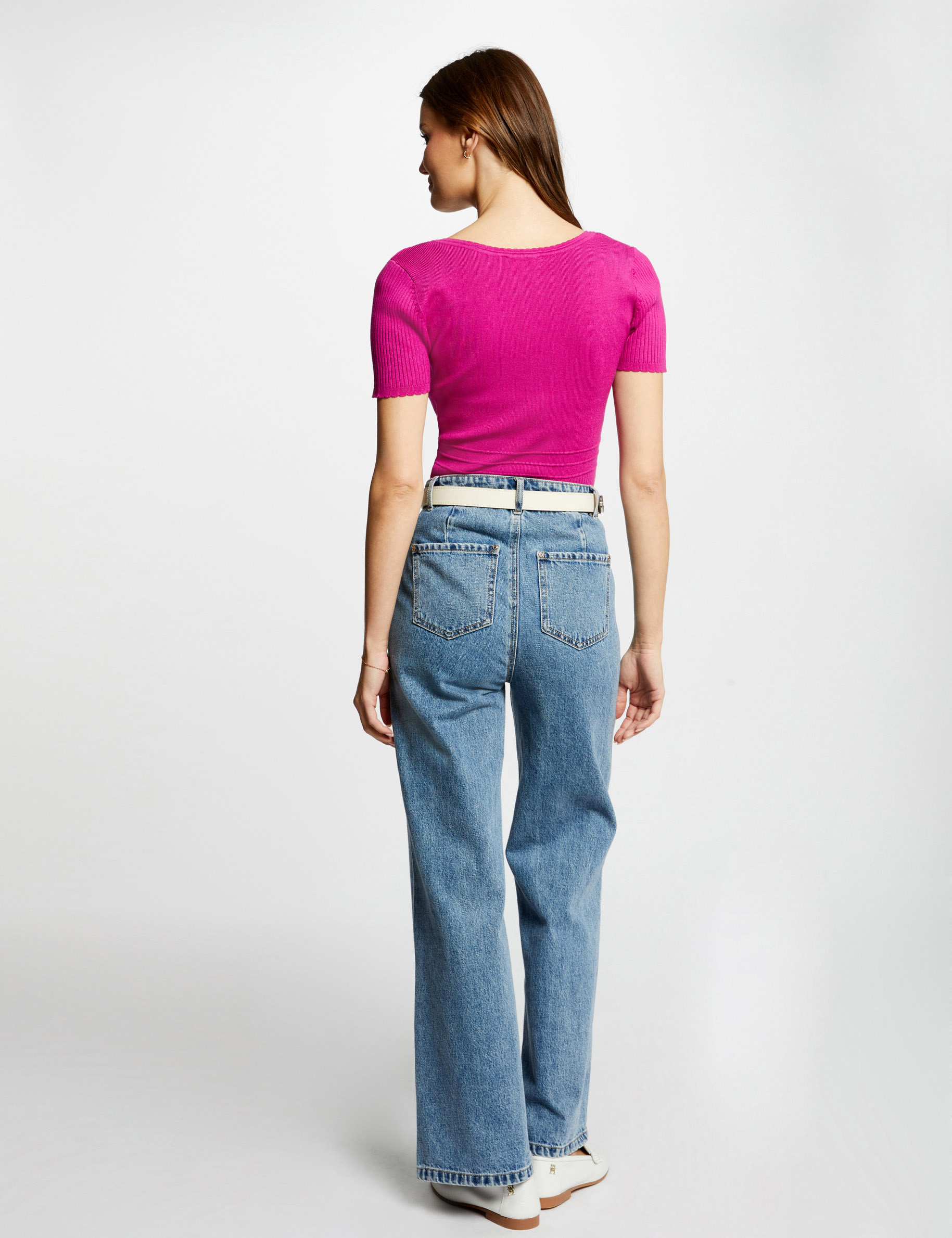 Body Côtelé Rose Byron Intimately Free People - Taille S, 94% Coton/6% Spandex, Neuf Avec étiquettes