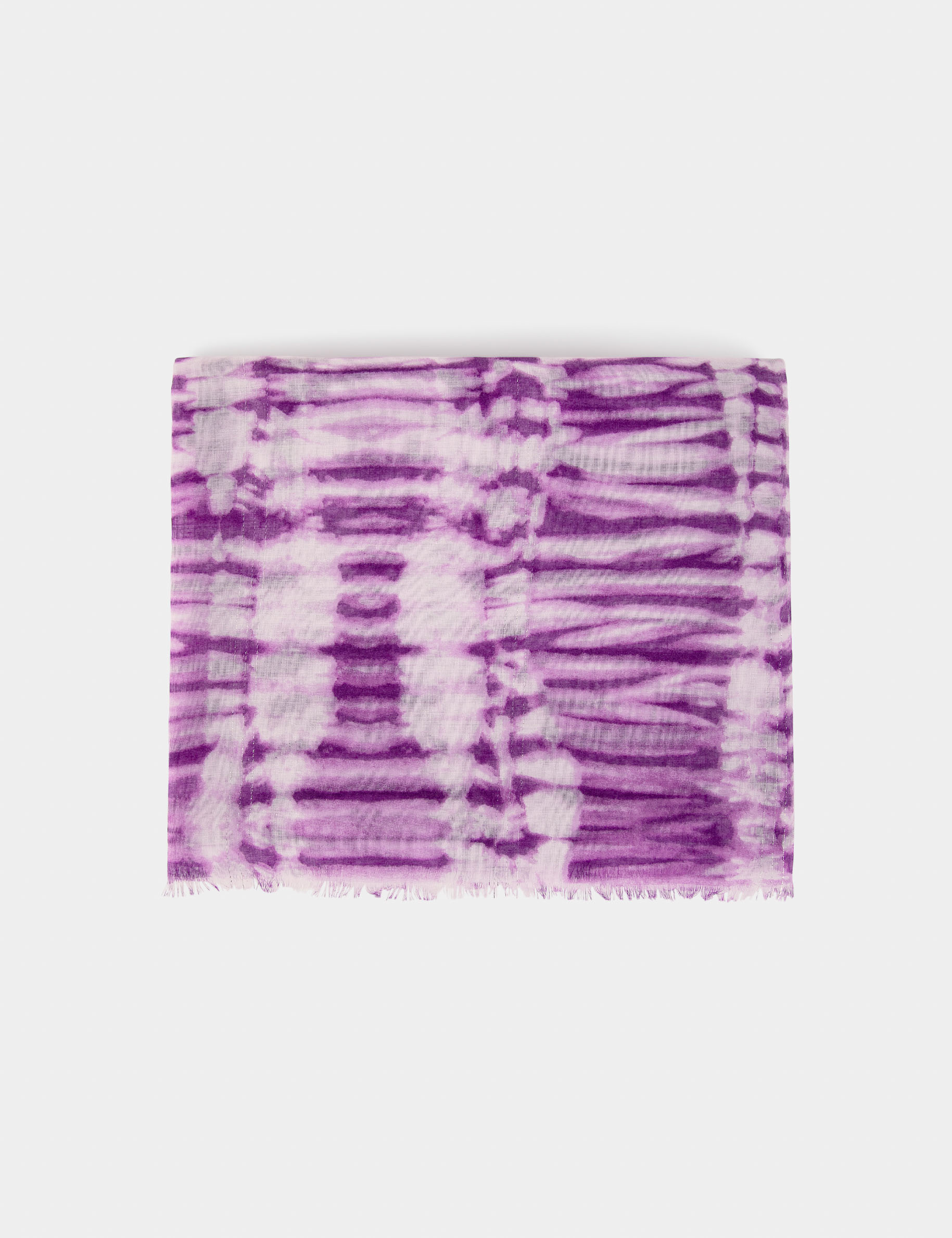 Foulard violet fonce femme