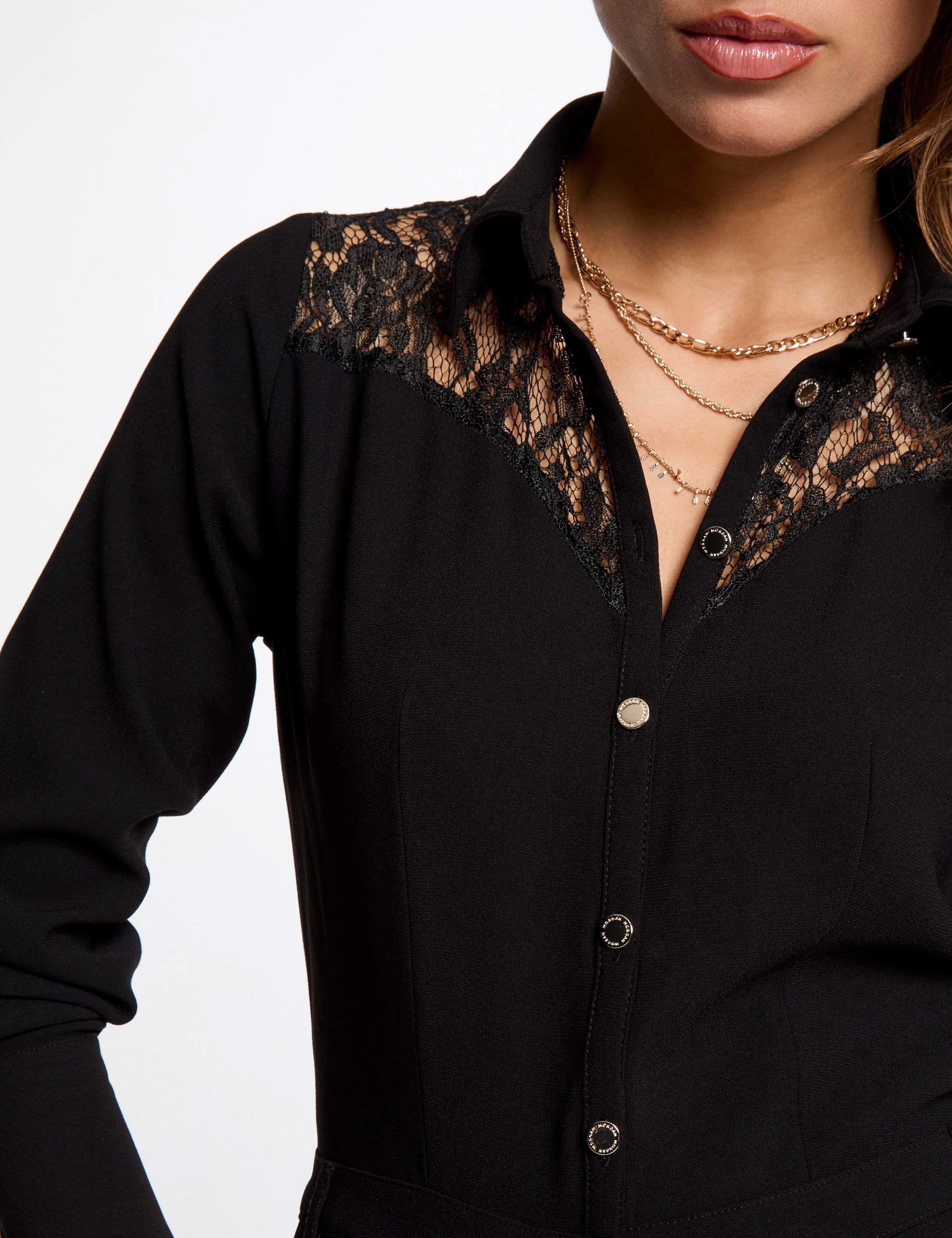combinaison longue dentelle noir femme Combinaison longue dentelle noir femme