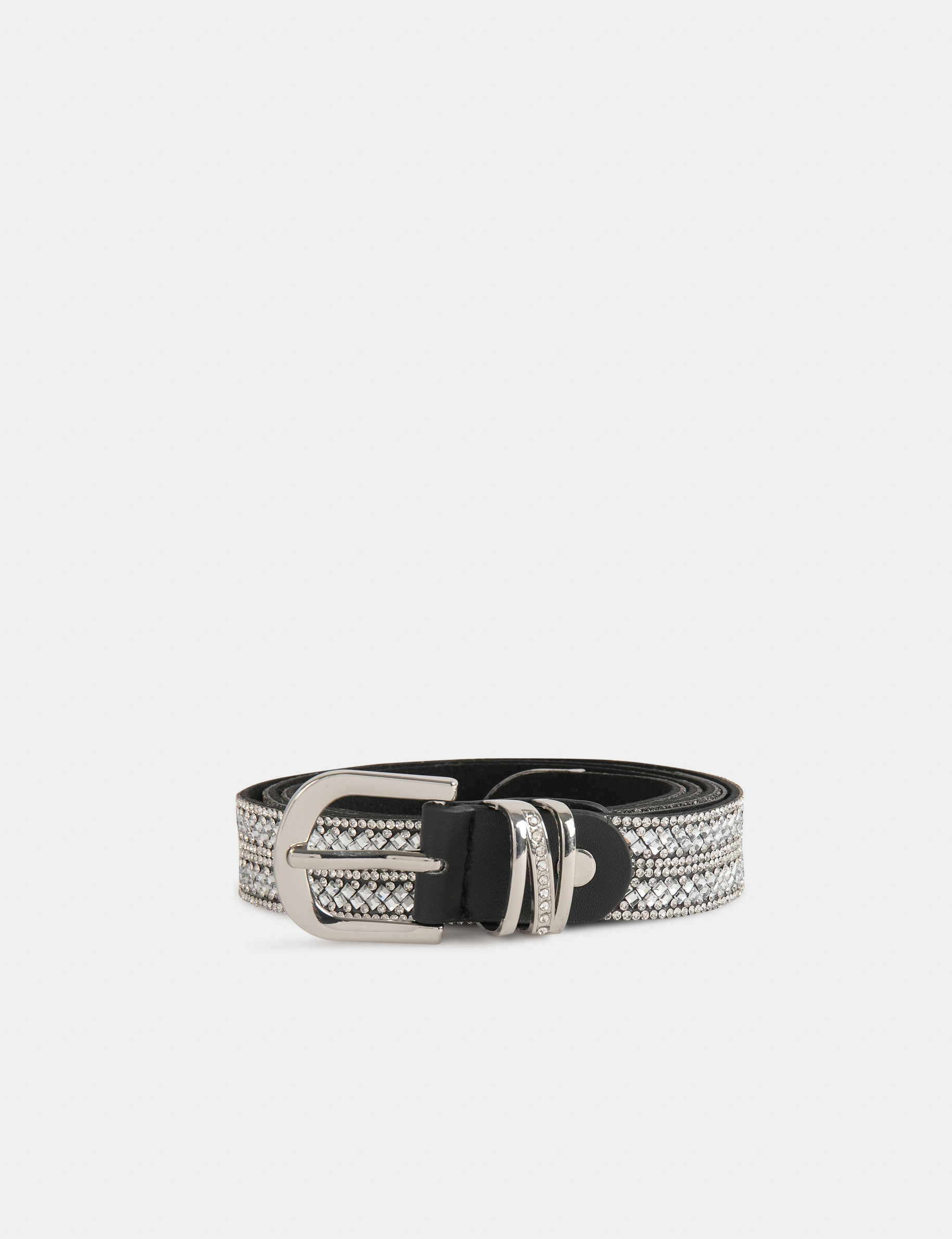 Ceinture avec strass argente femme Ceinture avec strass argente femme