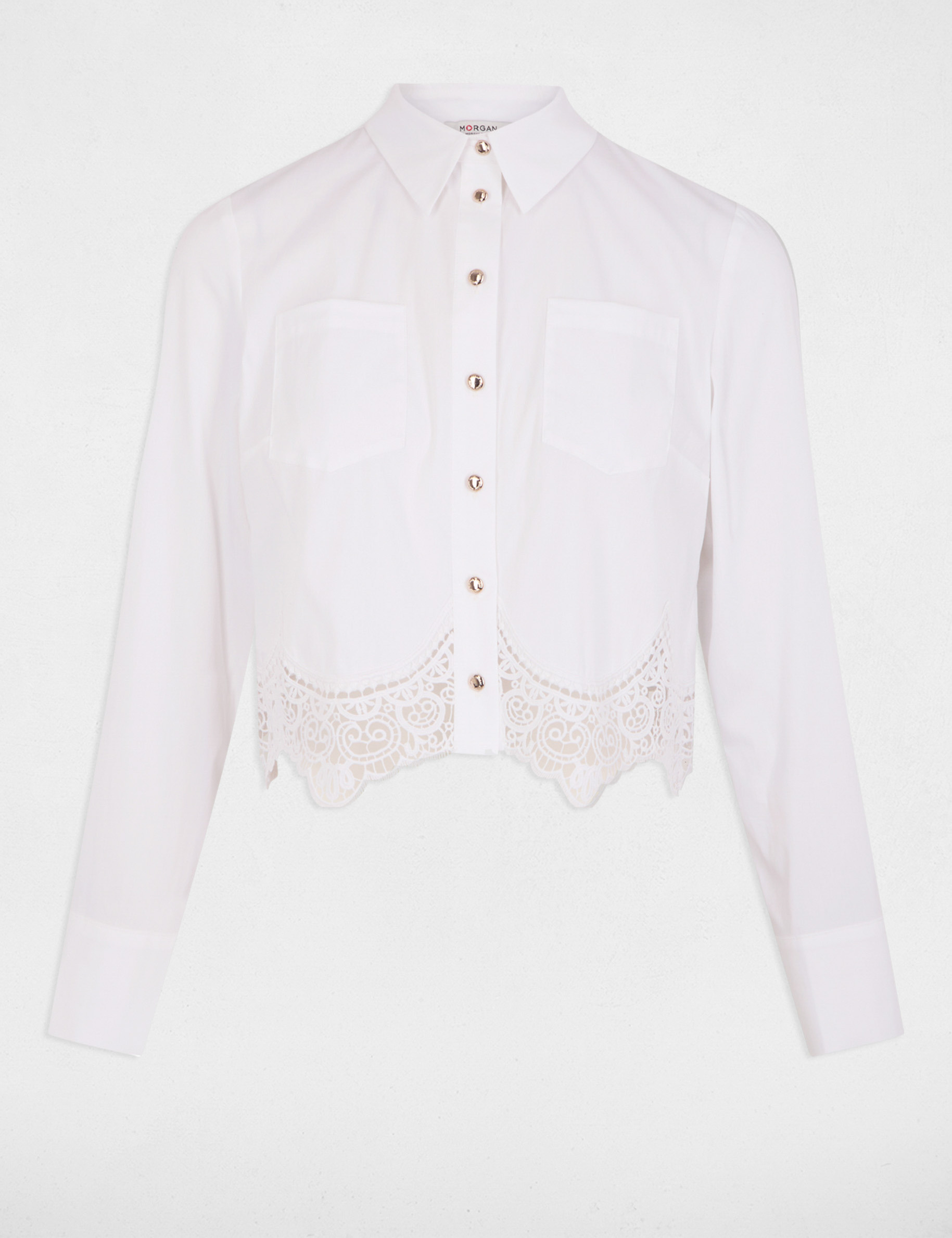 chemise manches longues blanc femme Chemise manches longues blanc femme