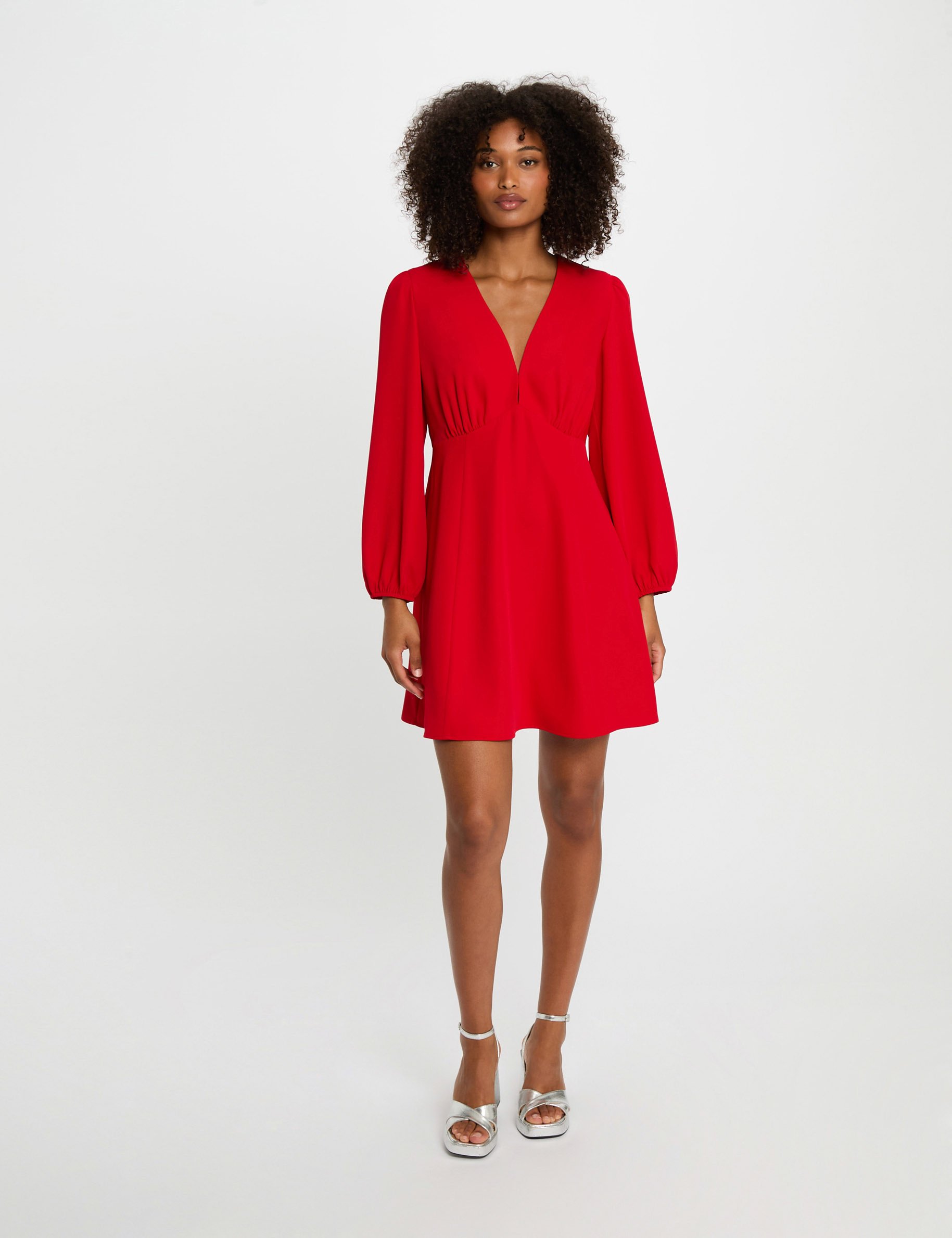 robe courte trapeze rouge femme Robe courte trapèze rouge femme