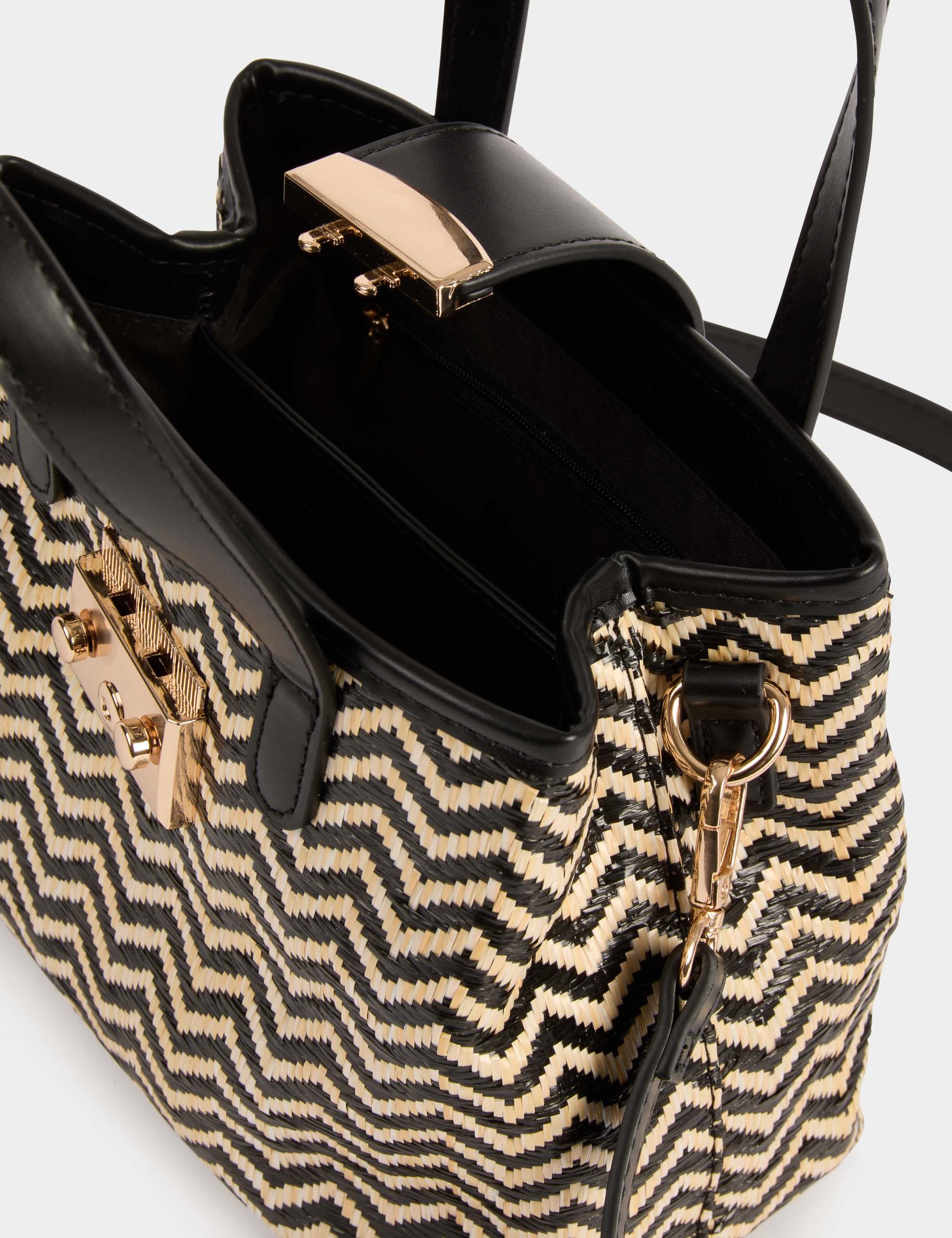 Sac cabas noir femme