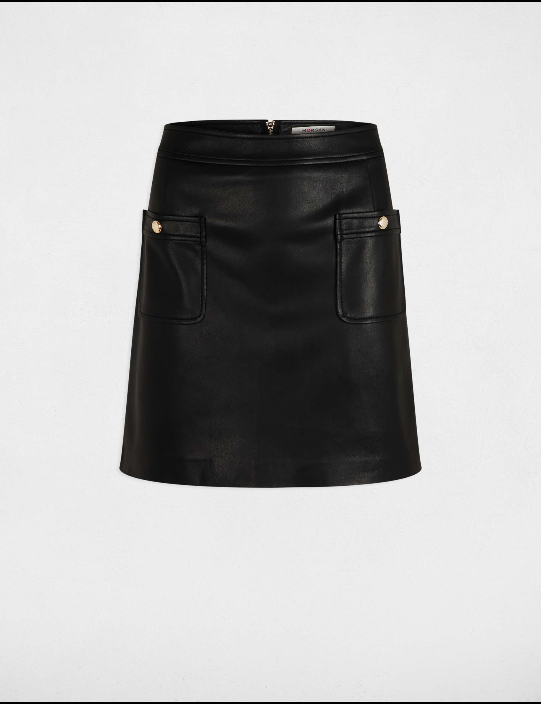 jupe courte simili cuir noir femme Jupe courte simili cuir noir femme