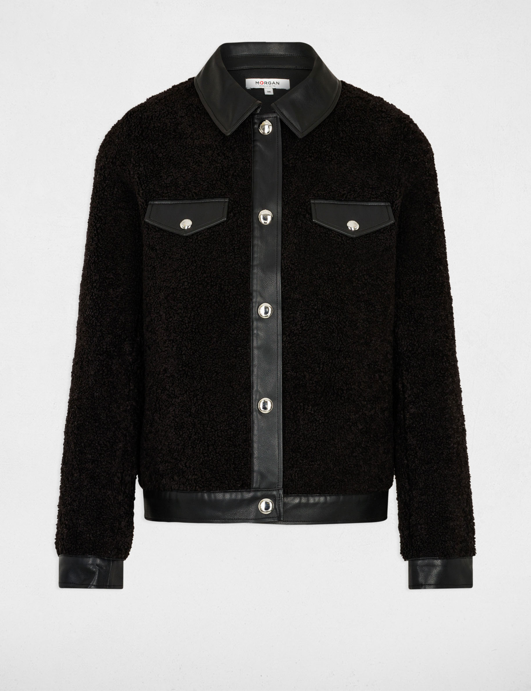 Blouson morgan top simili cuir