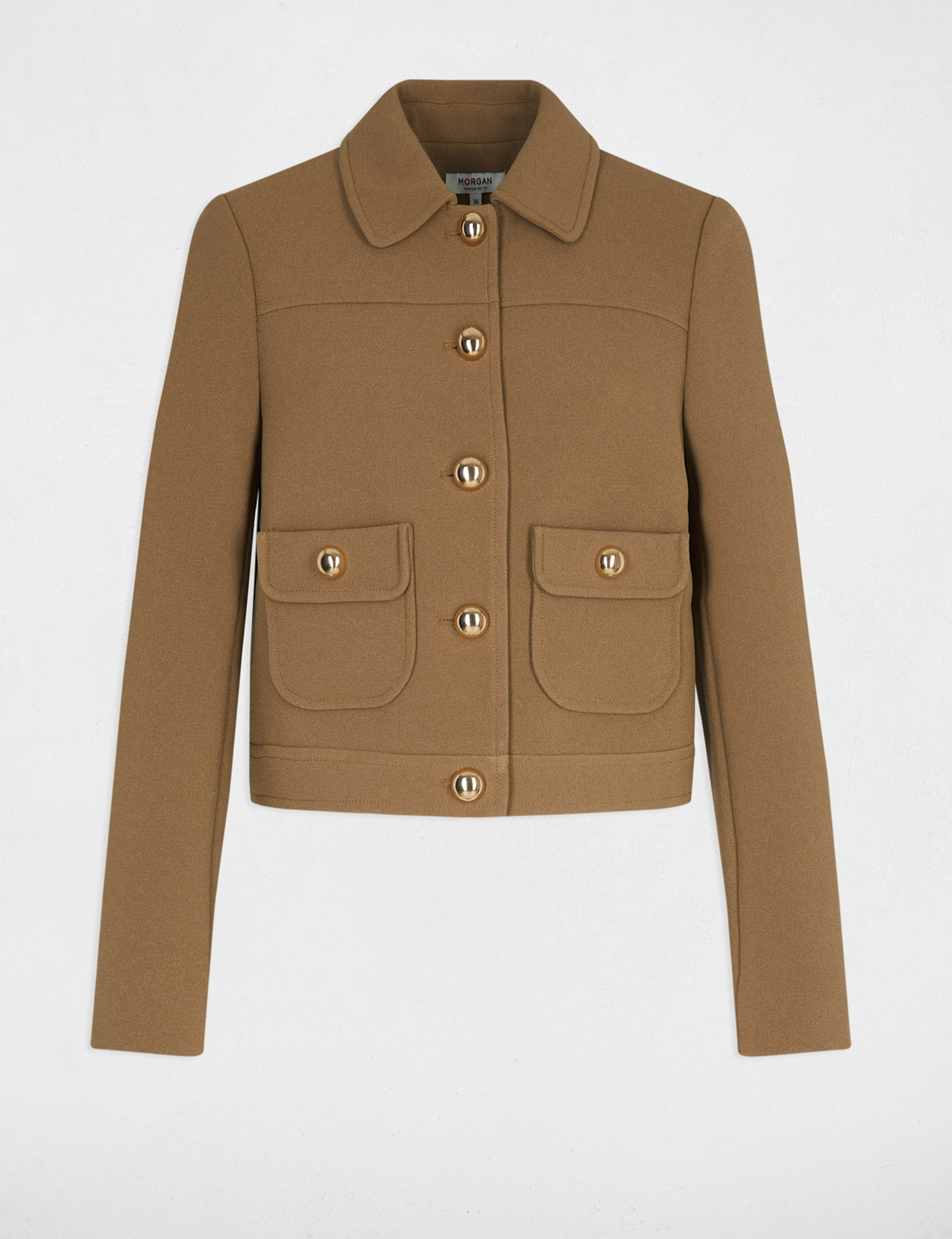 Femmes Plus La Taille Mince Bureau Dame Revers Manteau À Manches