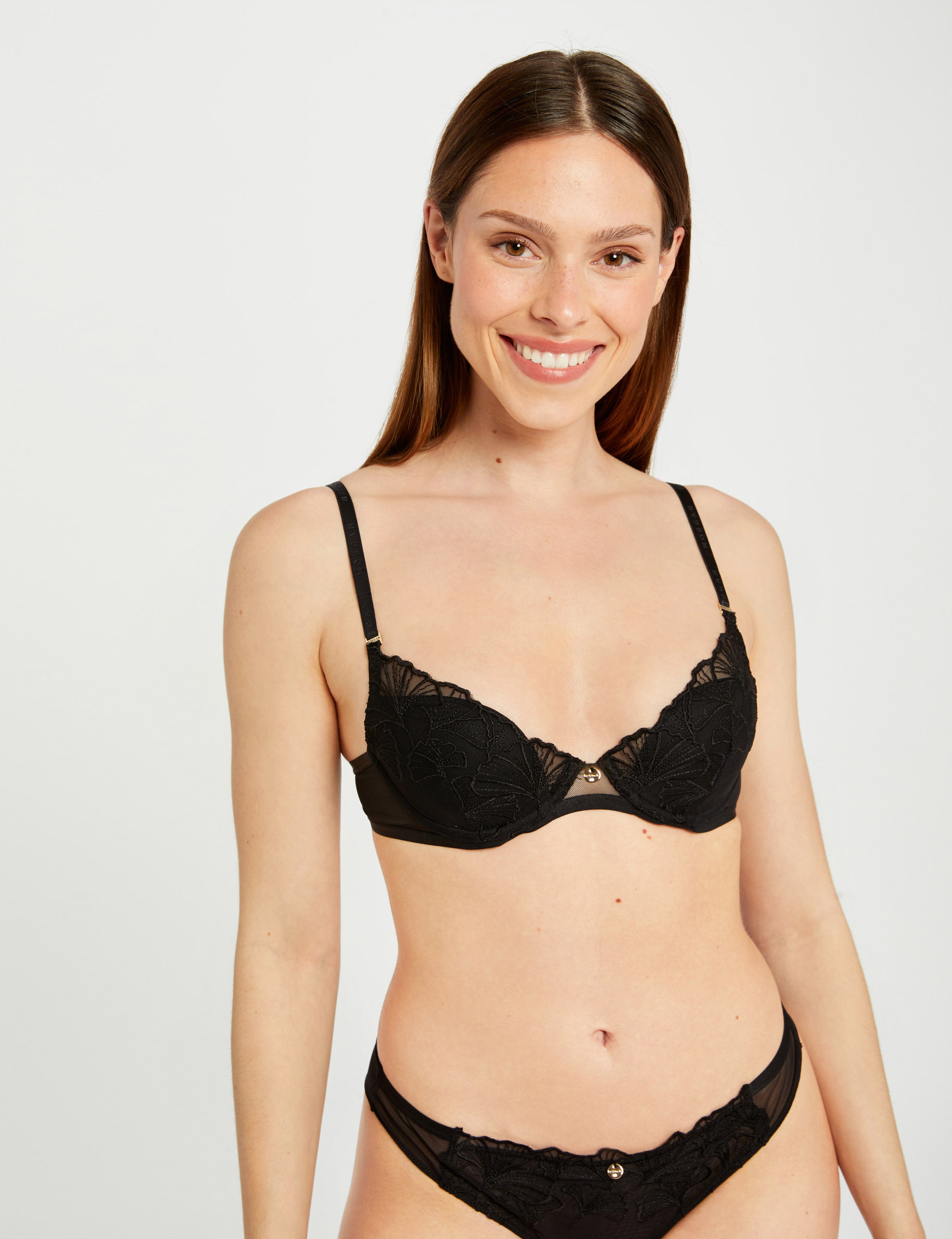 Soutien-gorge coques noir femme