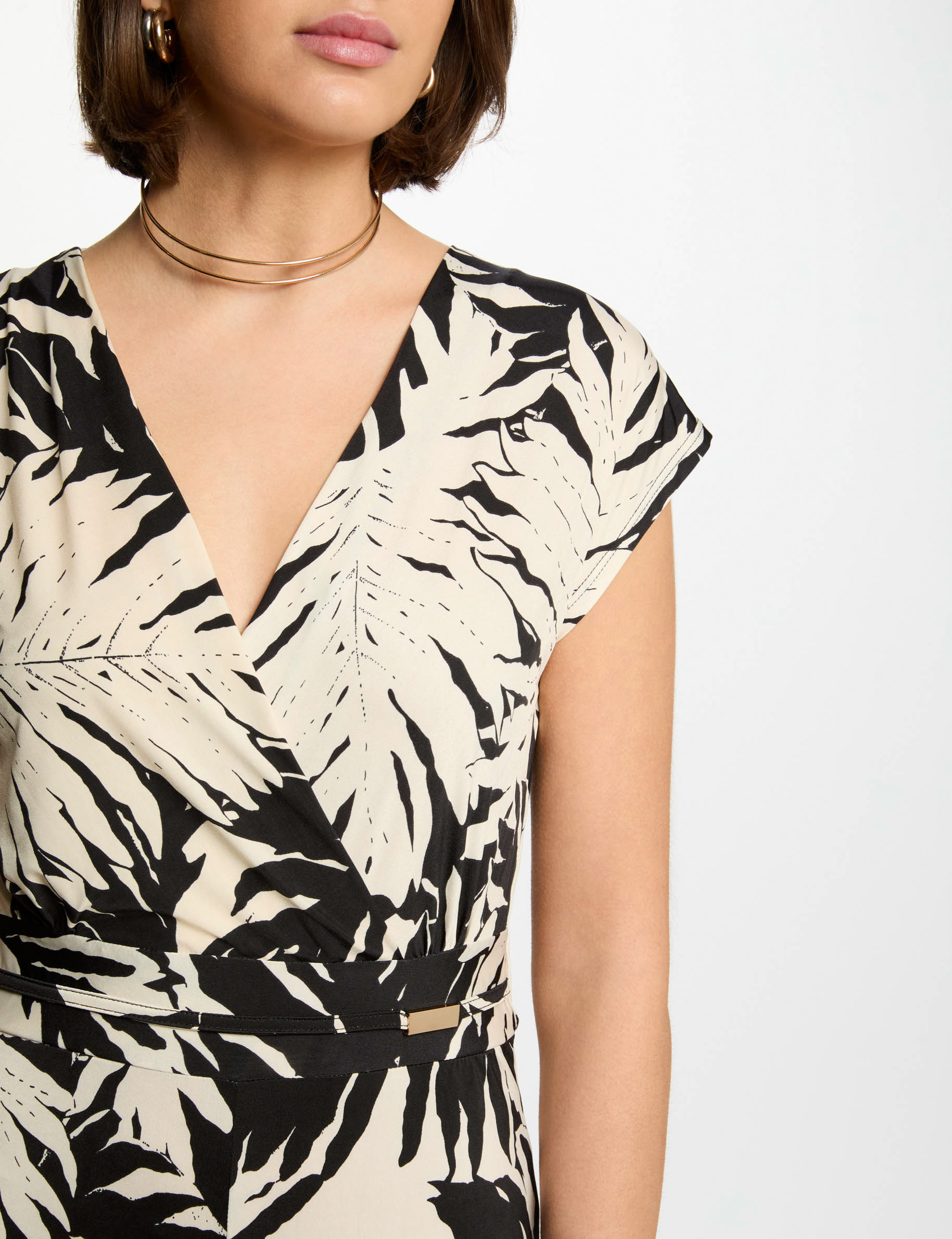 Combinaison longue imprim&eacute;e multicolore femme