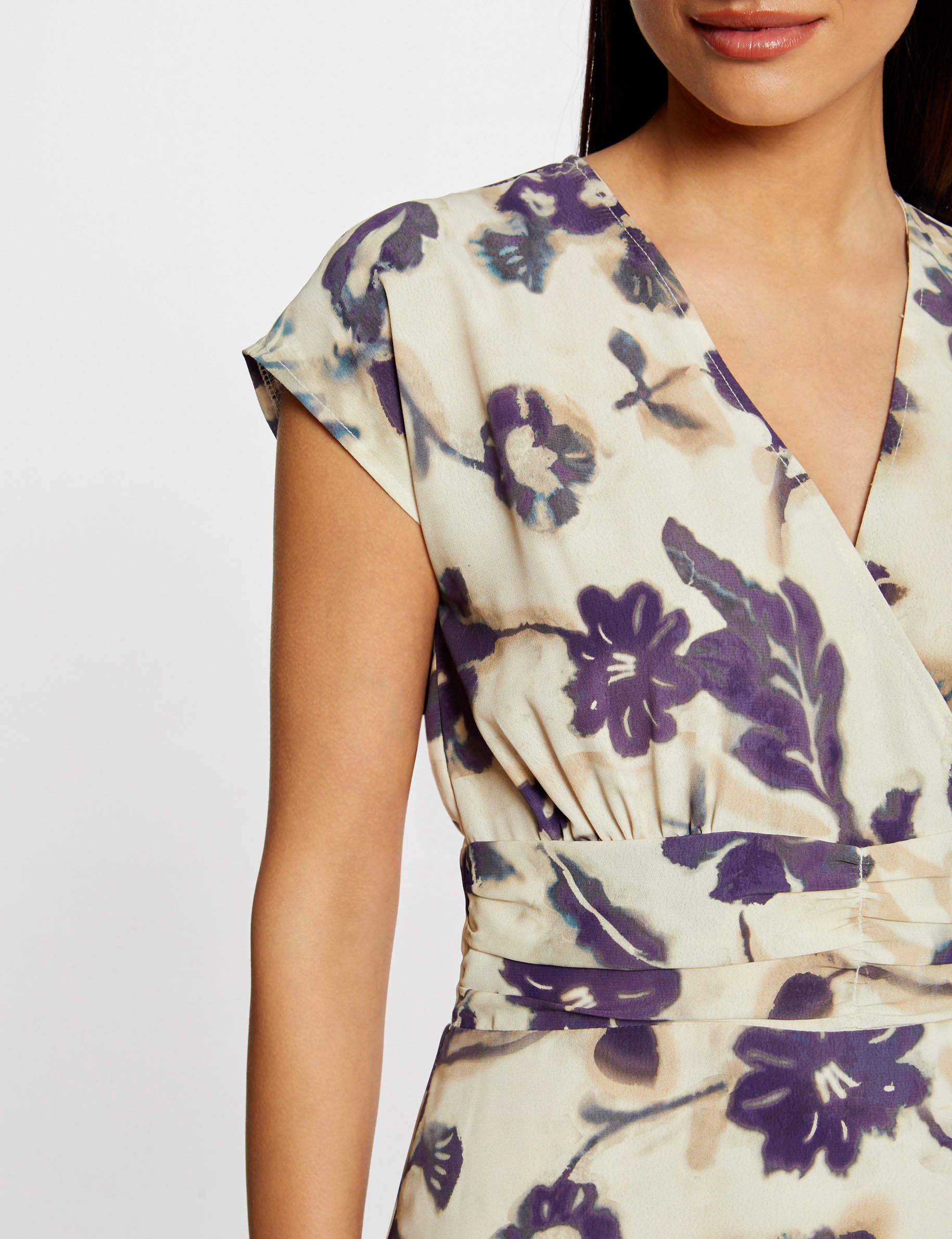Robe ajustée imprimé floral multico femme Robe ajustée imprimé floral multico femme
