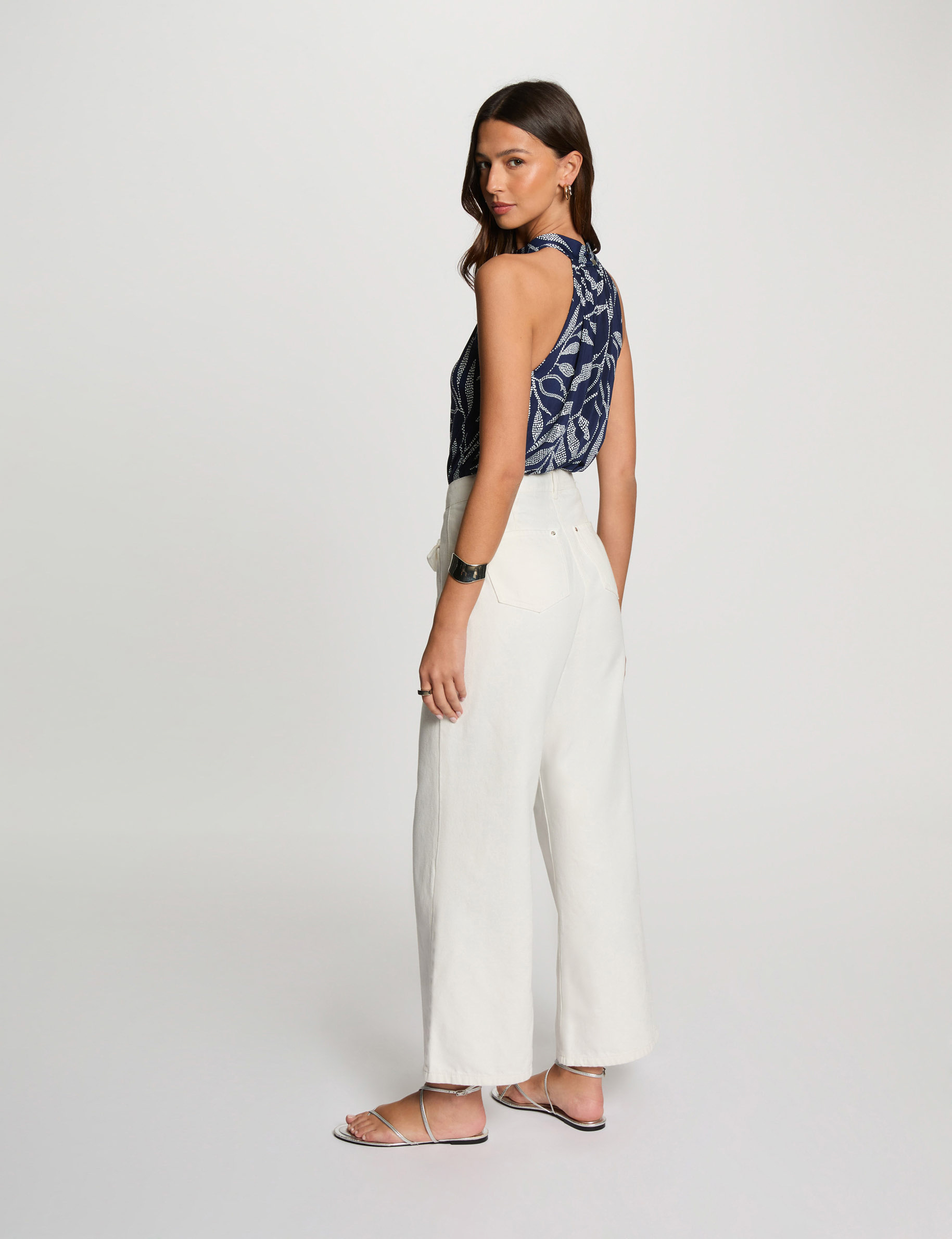 debardeur sans manches blanc femme Débardeur sans manches blanc femme