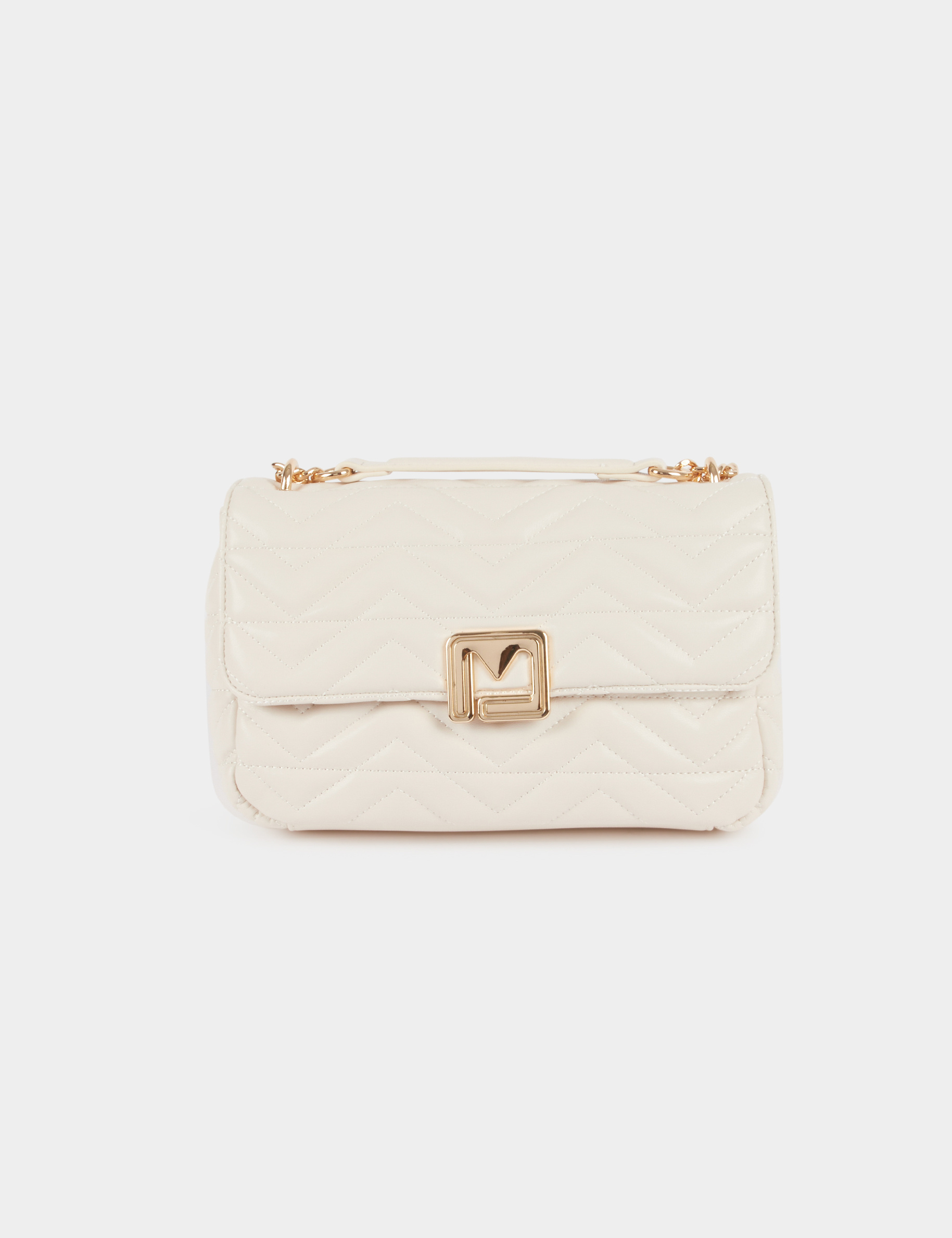 sac matelasse boucle m ivoire femme Sac matelassé boucle M ivoire femme