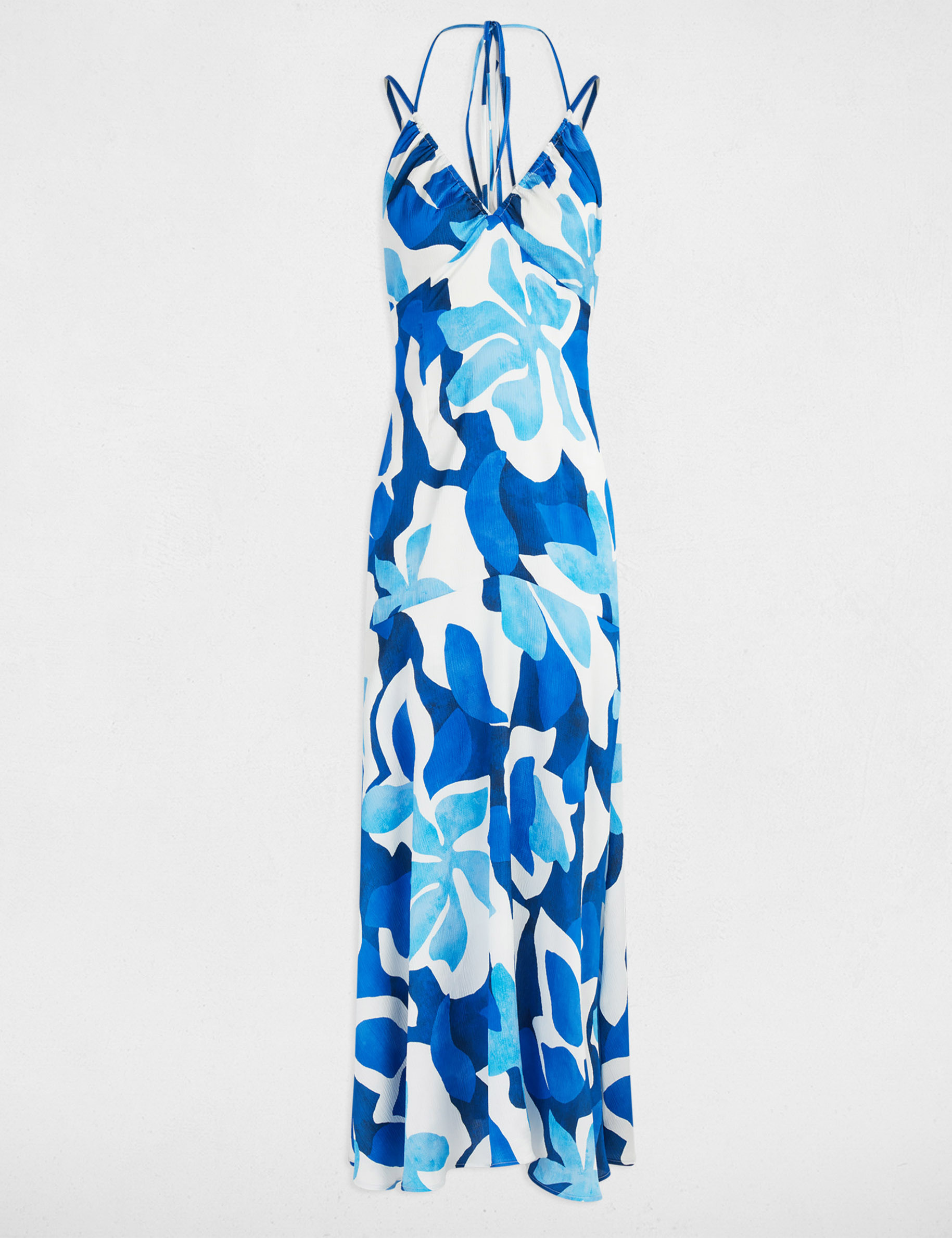 robe longue droite imprimee multicolore femme Robe longue droite imprimée multicolore femme