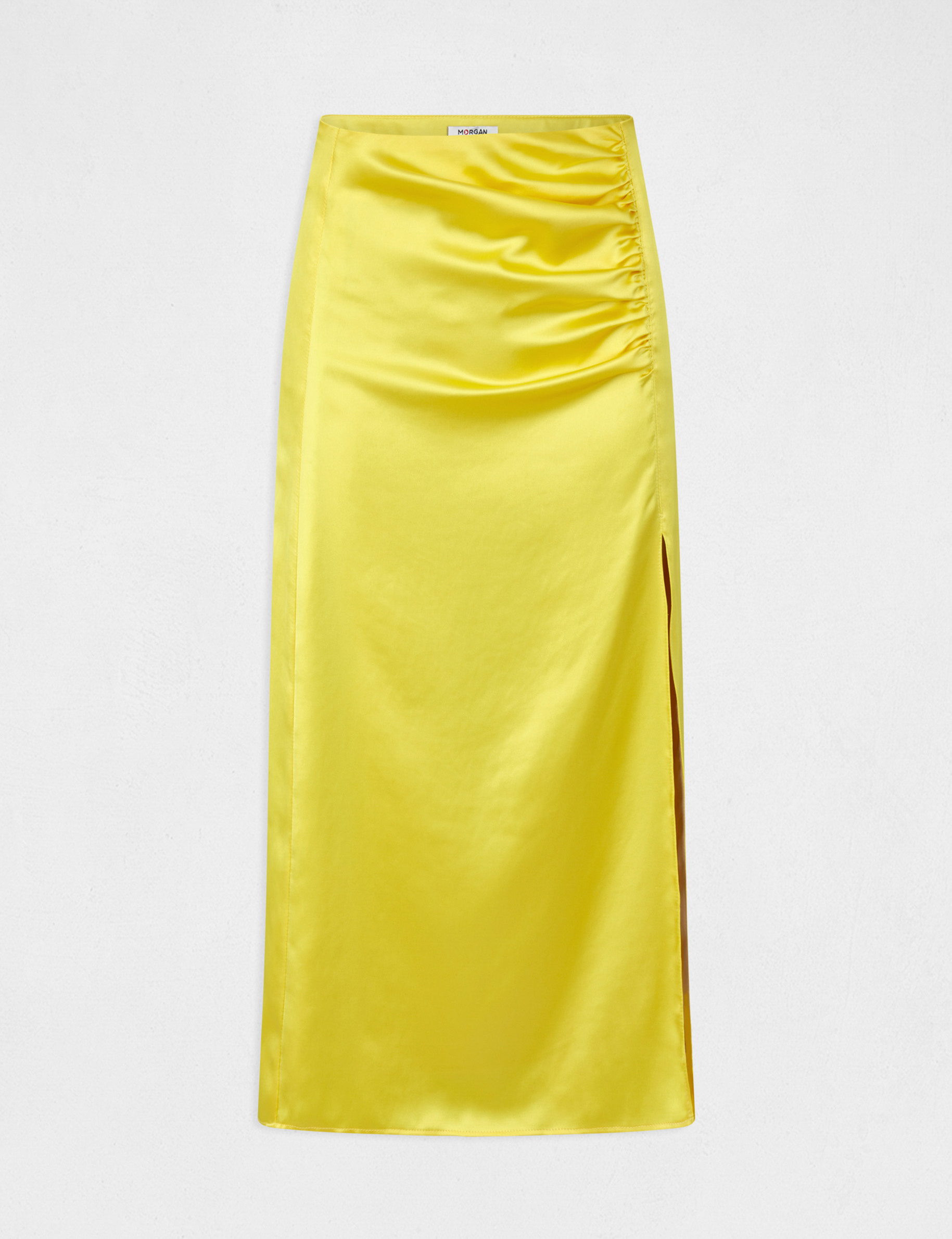 Jupe sales fendue satin