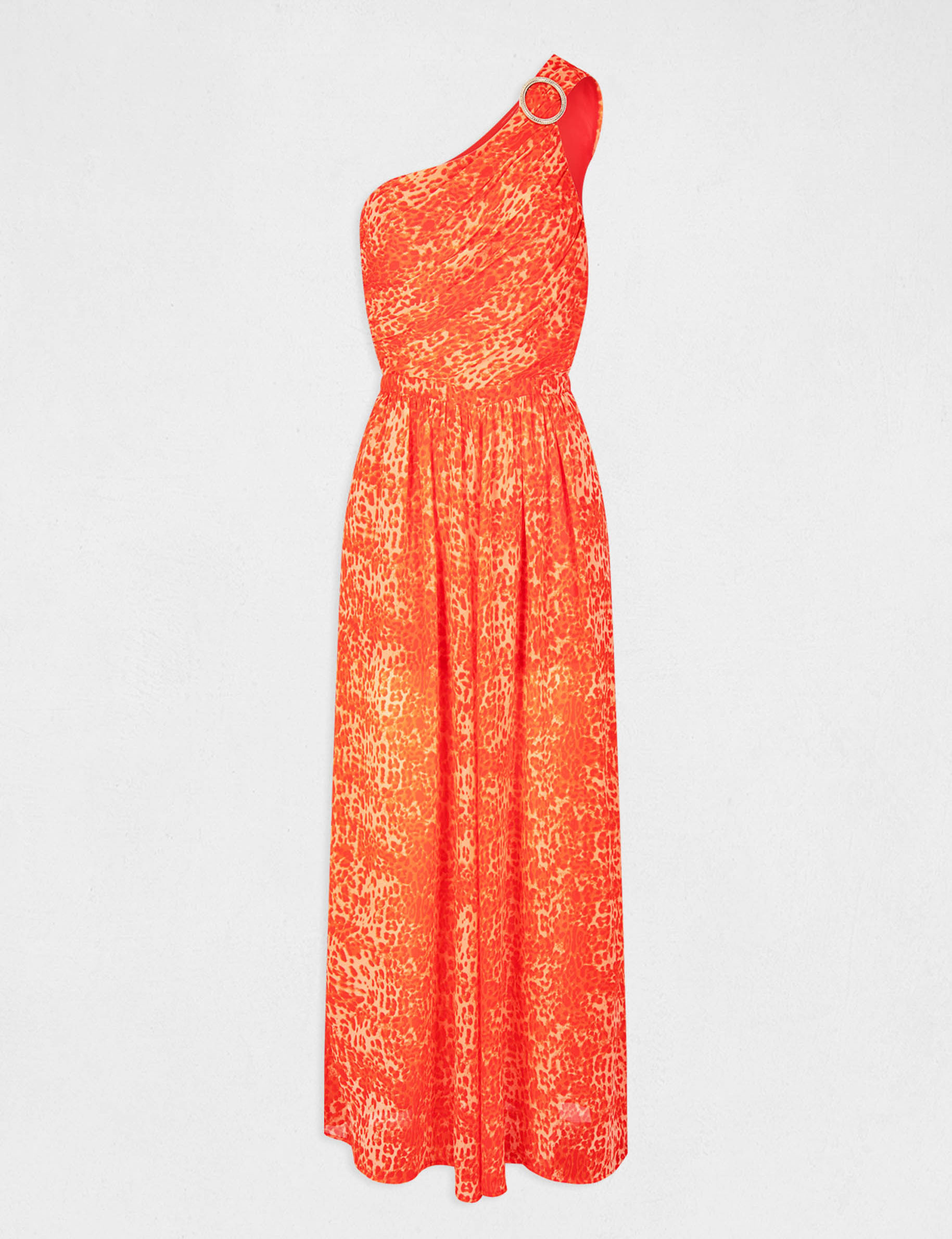 Combinaison large imprimé léopard caramel femme Combinaison large imprimé léopard caramel femme