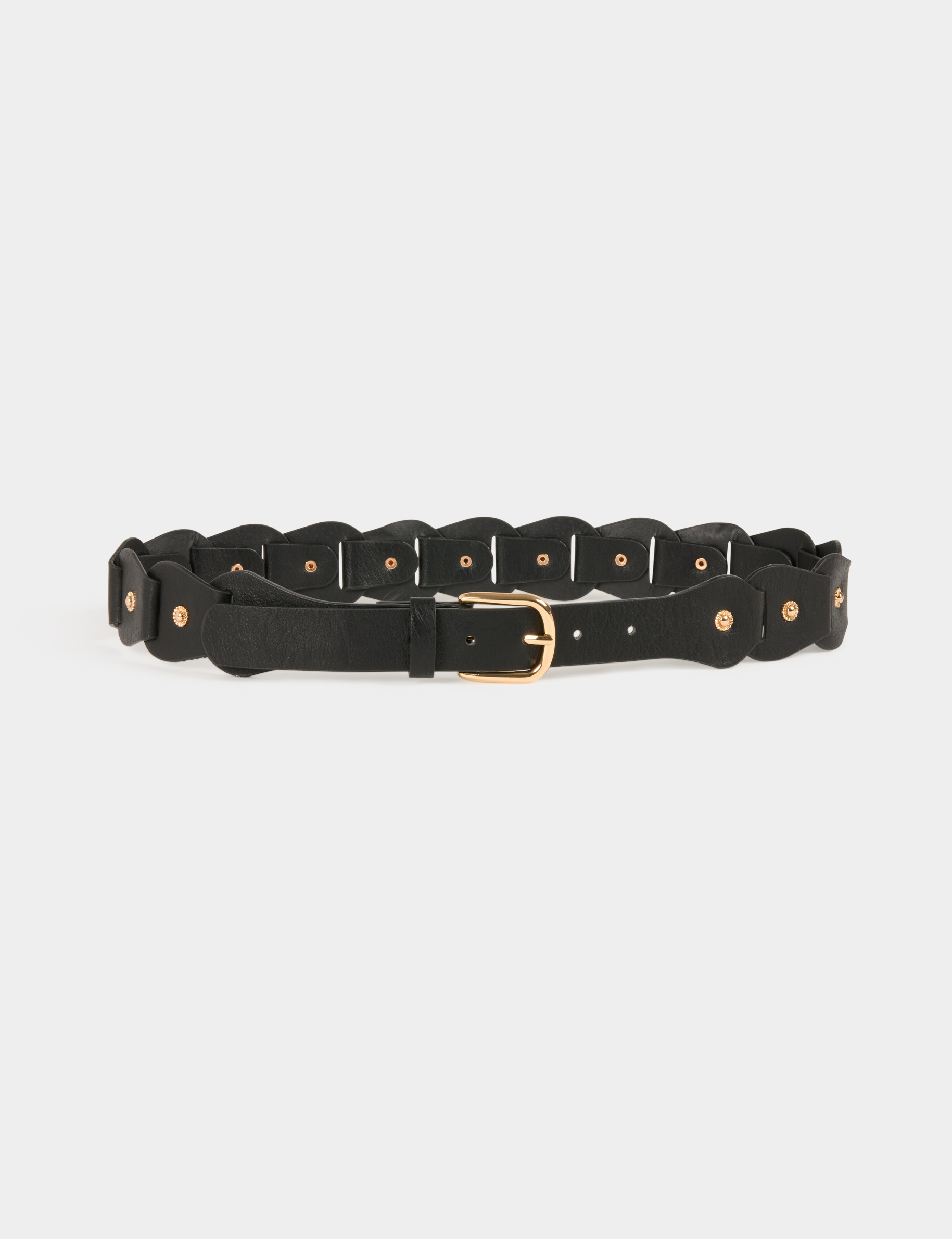 ceinture avec clous noir femme Ceinture avec clous noir femme