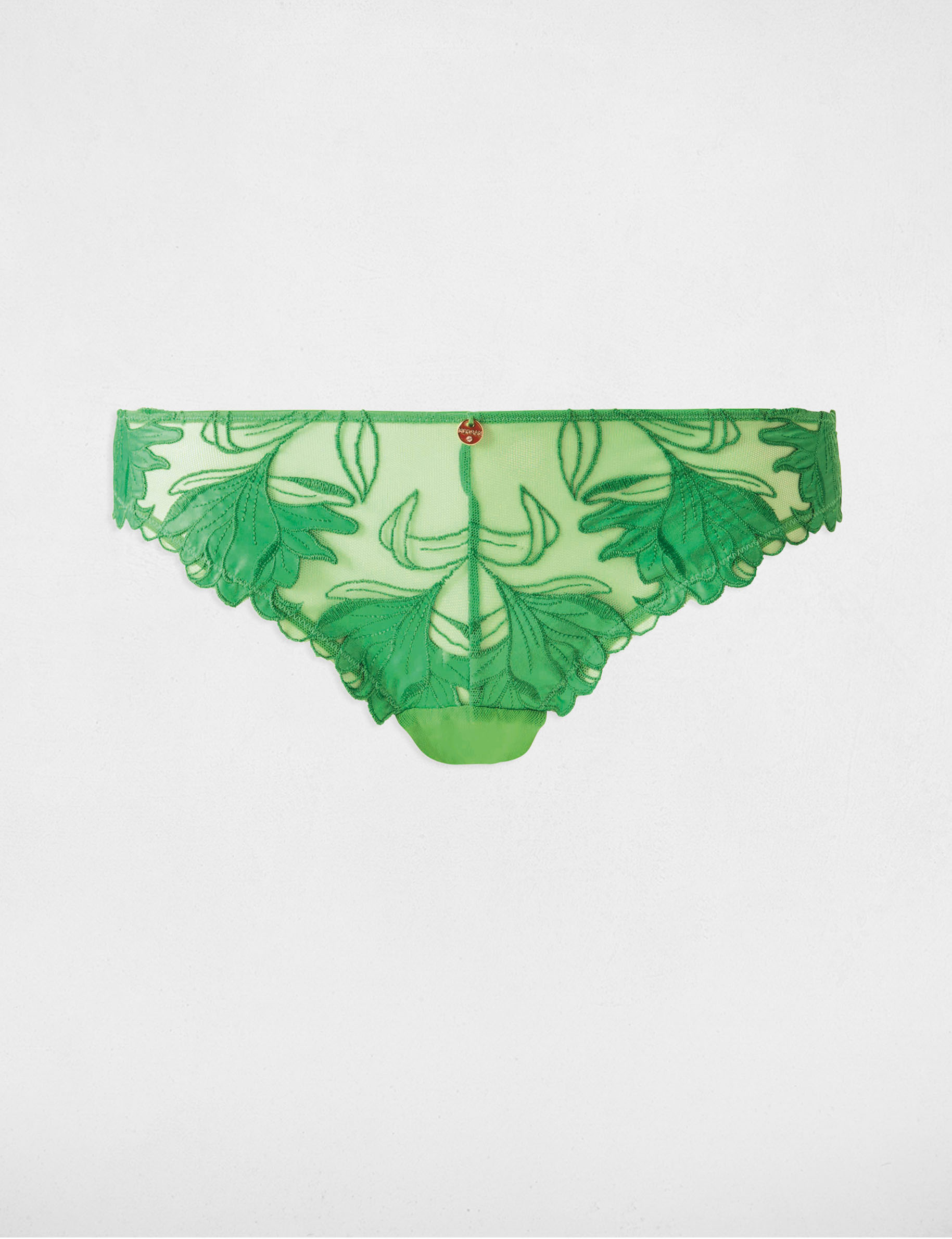 tanga en dentelle vert femme Tanga en dentelle vert femme