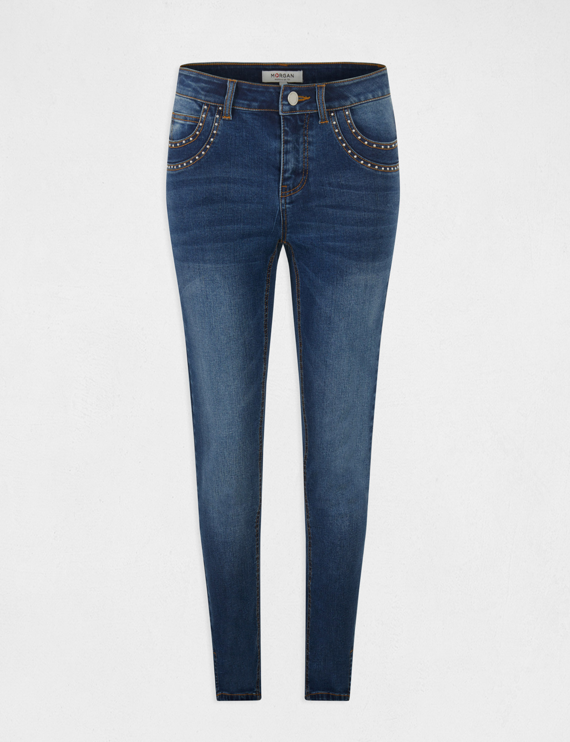 Gilet en jean avec nœud - Femme | MANGO Maroc