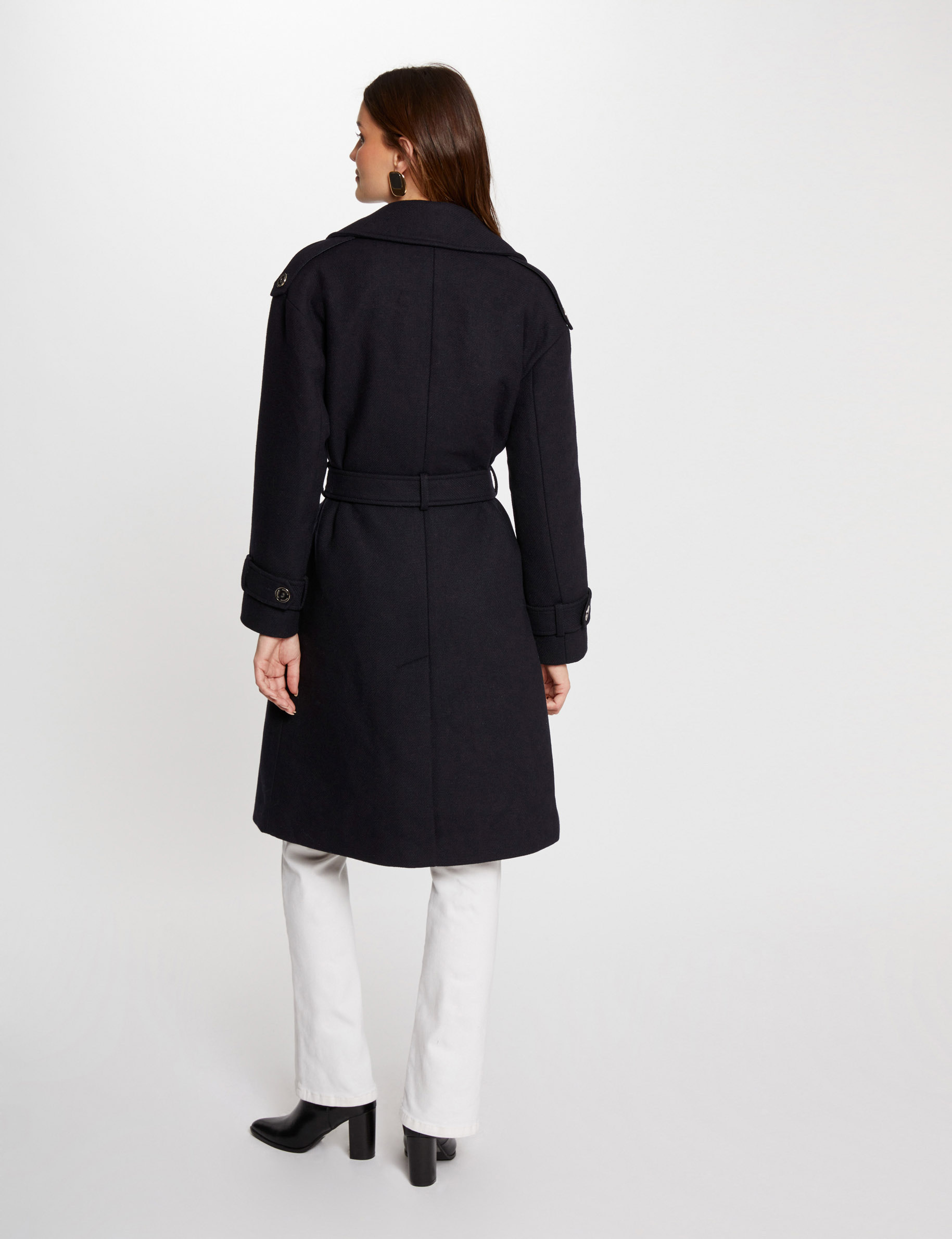Manteau femme marine best sale
