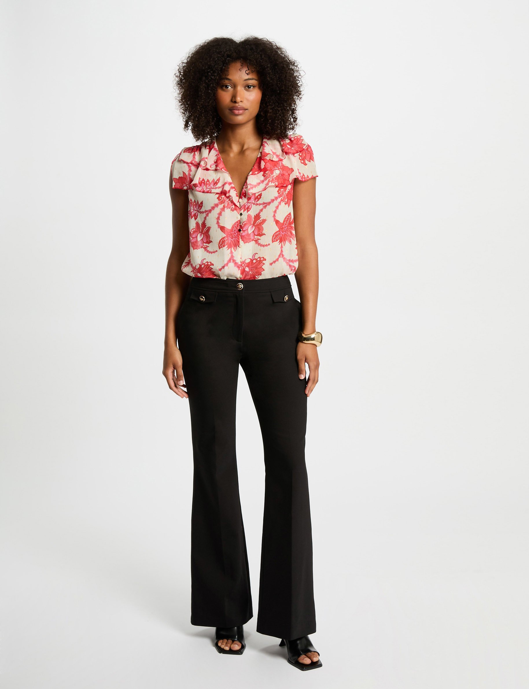 pantalon bootcut noir femme Pantalon bootcut noir femme