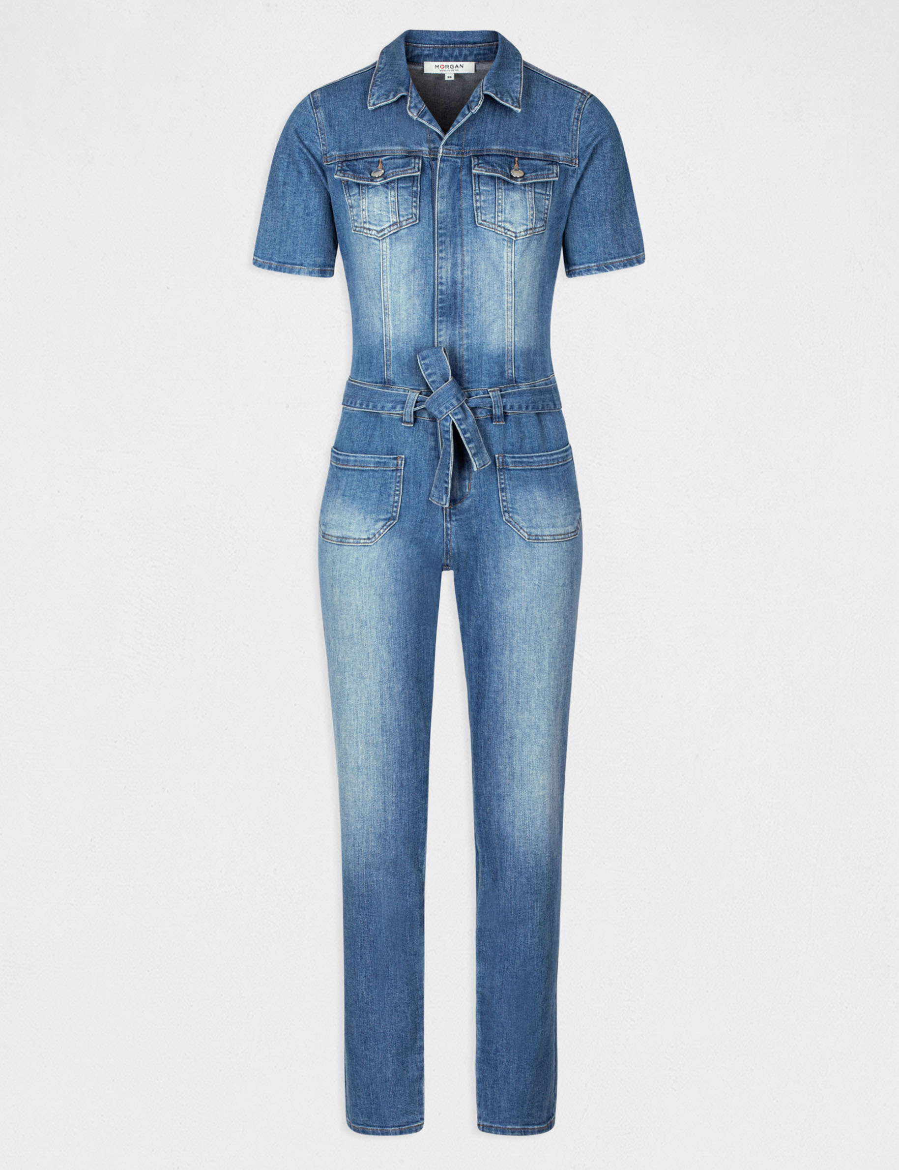 combinaison droite en jean jean stone femme Combinaison droite en jean jean stone femme