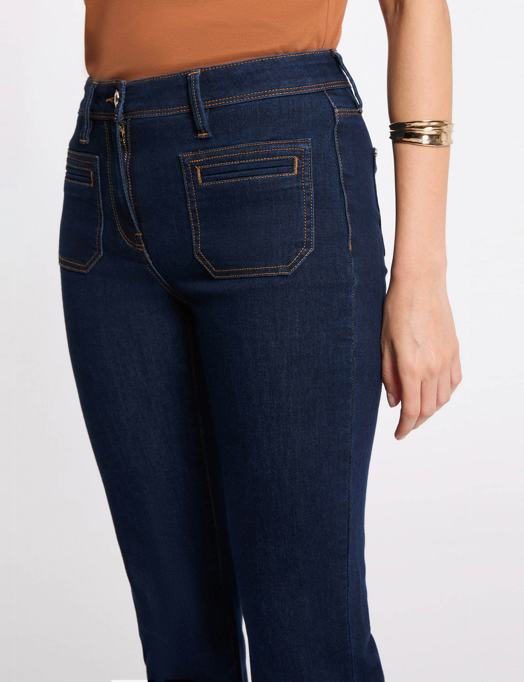Jean Express Mia Boot Femme - Taille 4 - Bleu Denim - Coupe Bootcut - Très Bon état