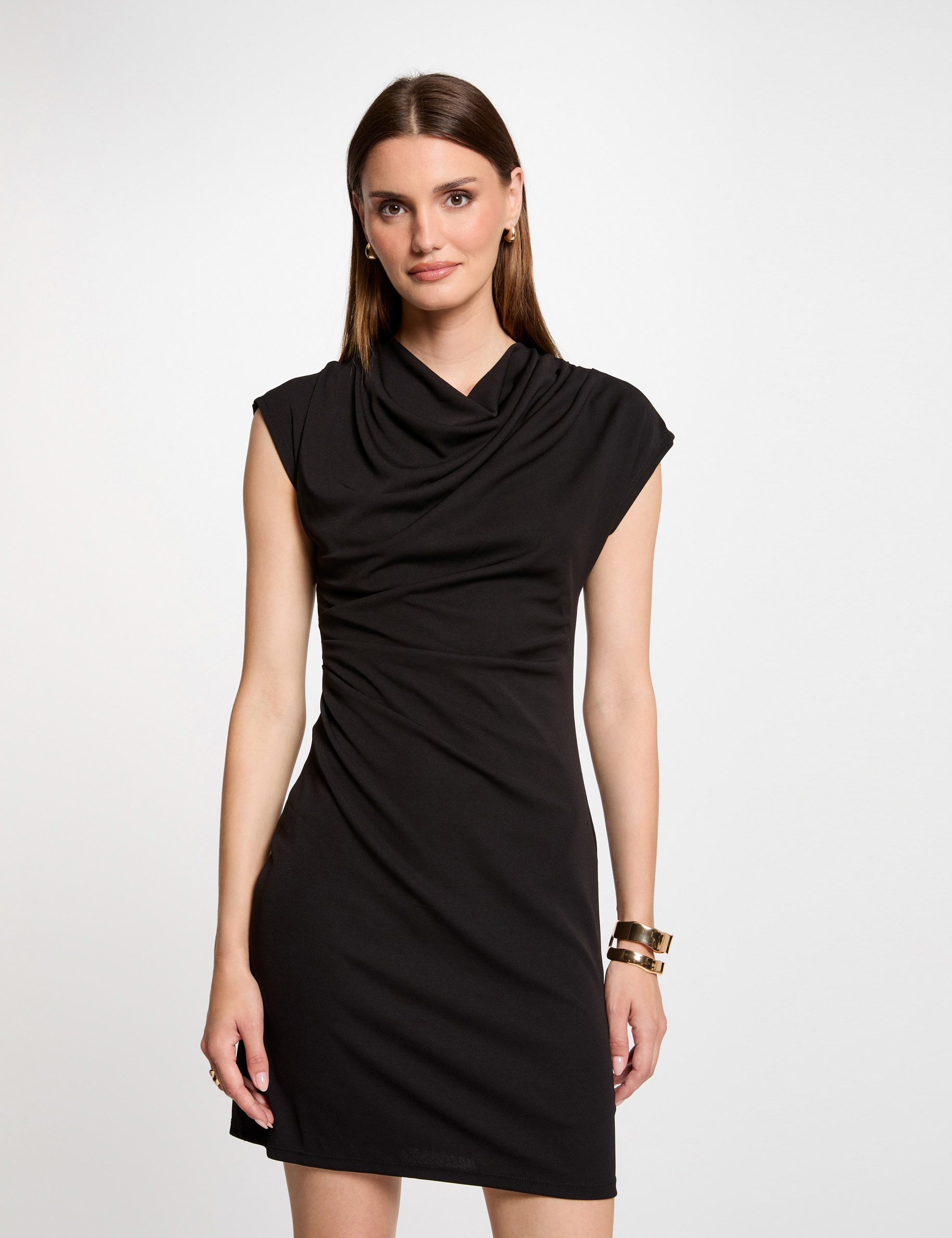 Robe drapée courte new arrivals