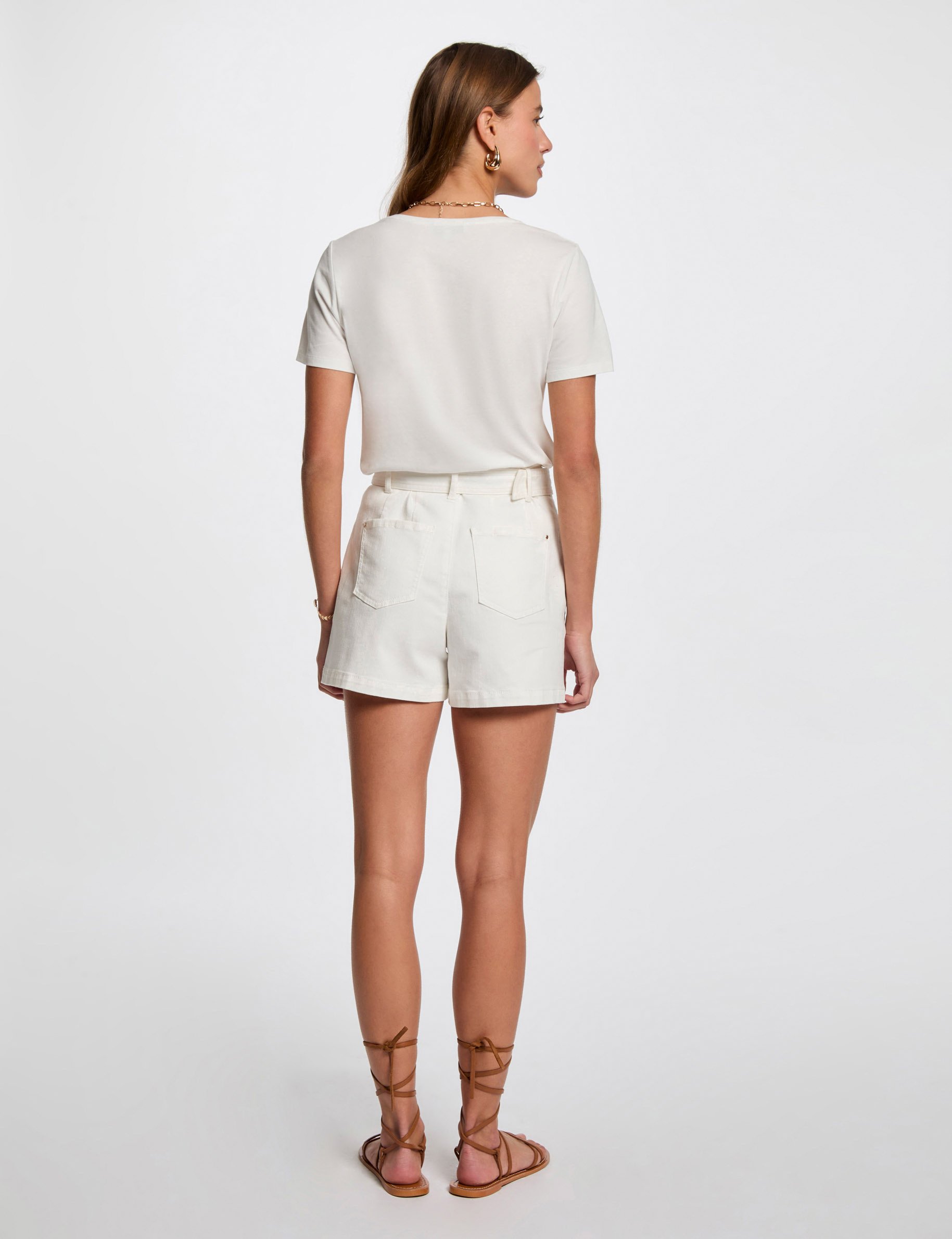 t shirt a inscription blanc femme T-shirt à inscription blanc femme