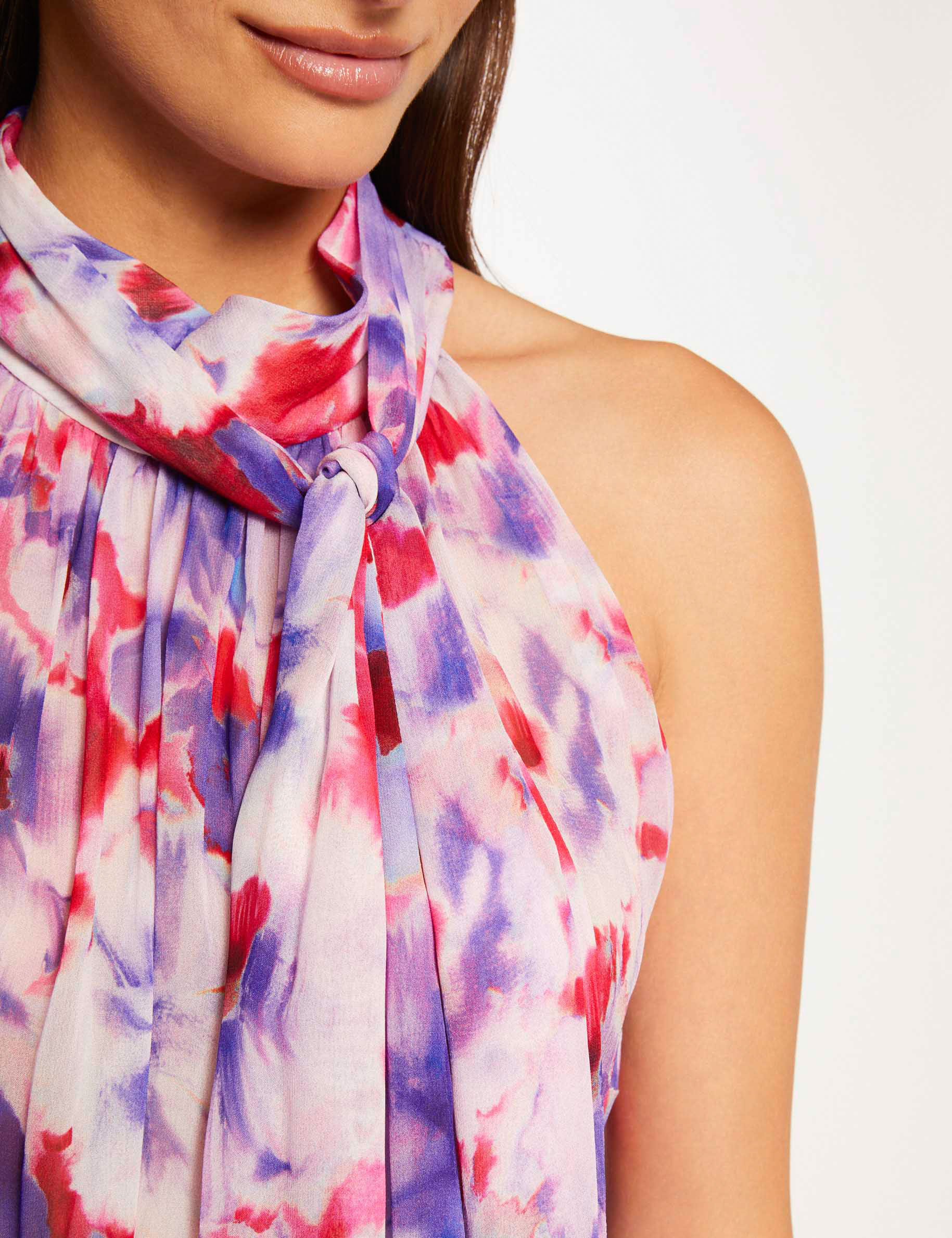 blouse sans manches imprime floral multico femme Blouse sans manches imprimé floral multico femme