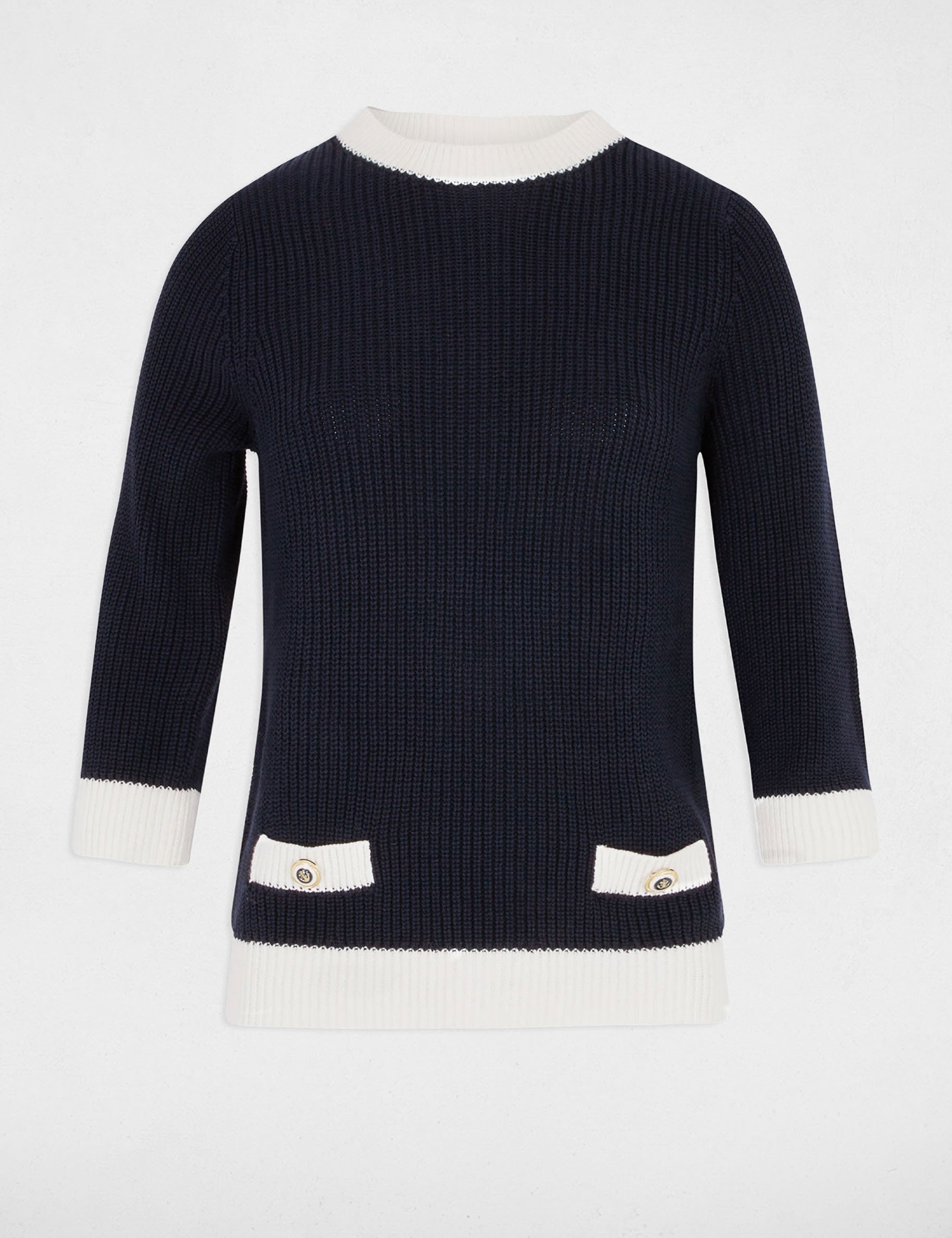pull manches longues bleu marine femme Pull manches longues bleu marine femme