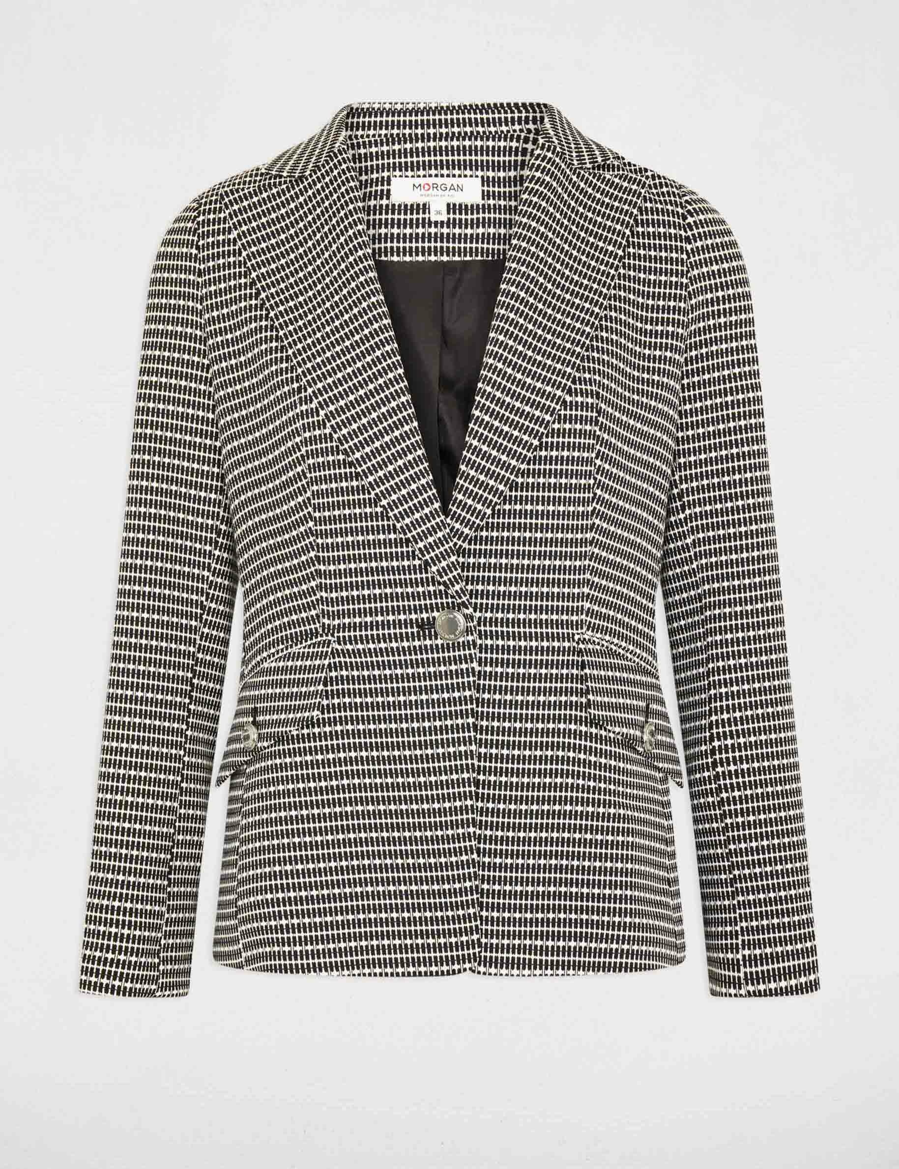 Blazer imprimé géométrique multico femme