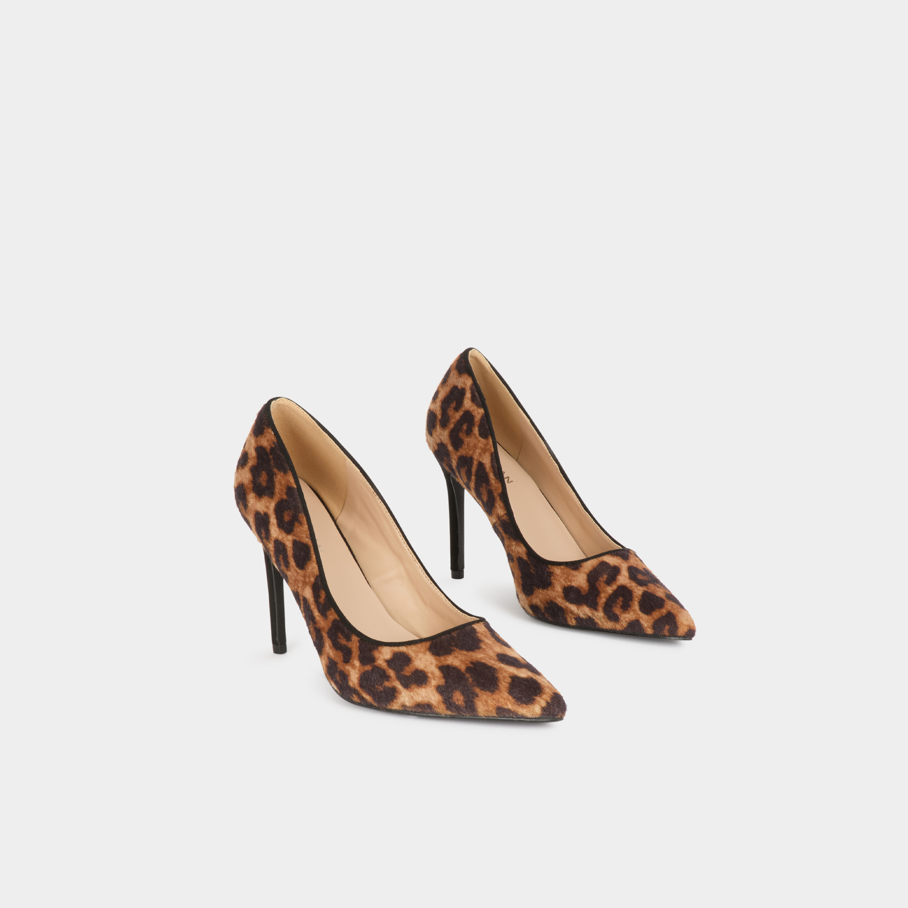 escarpins imprime leopard multicolore femme Escarpins imprimé léopard multicolore femme