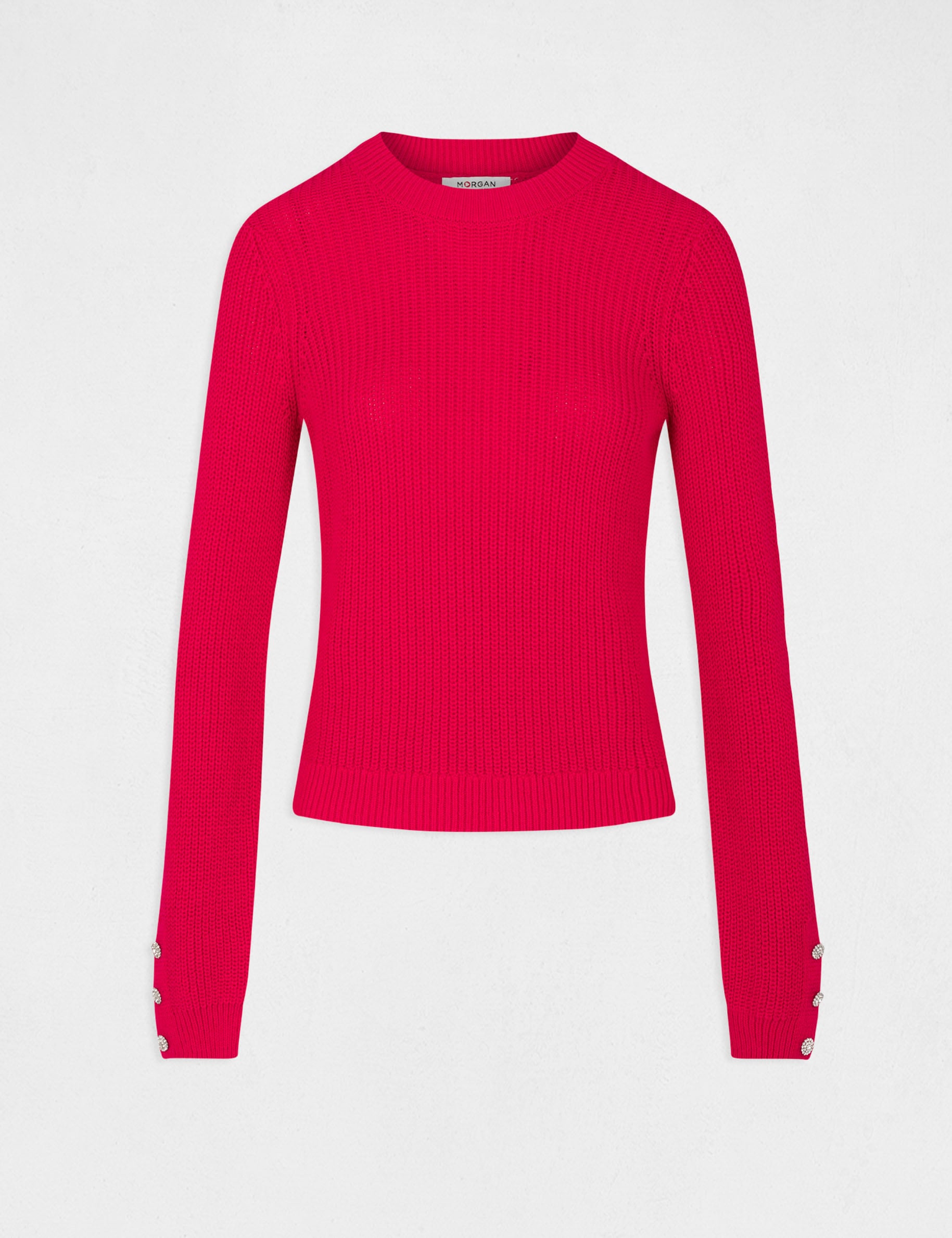 Pull Homme Gris Col Rond, Manches Longues, Coton, Taille M – Blue Harbour