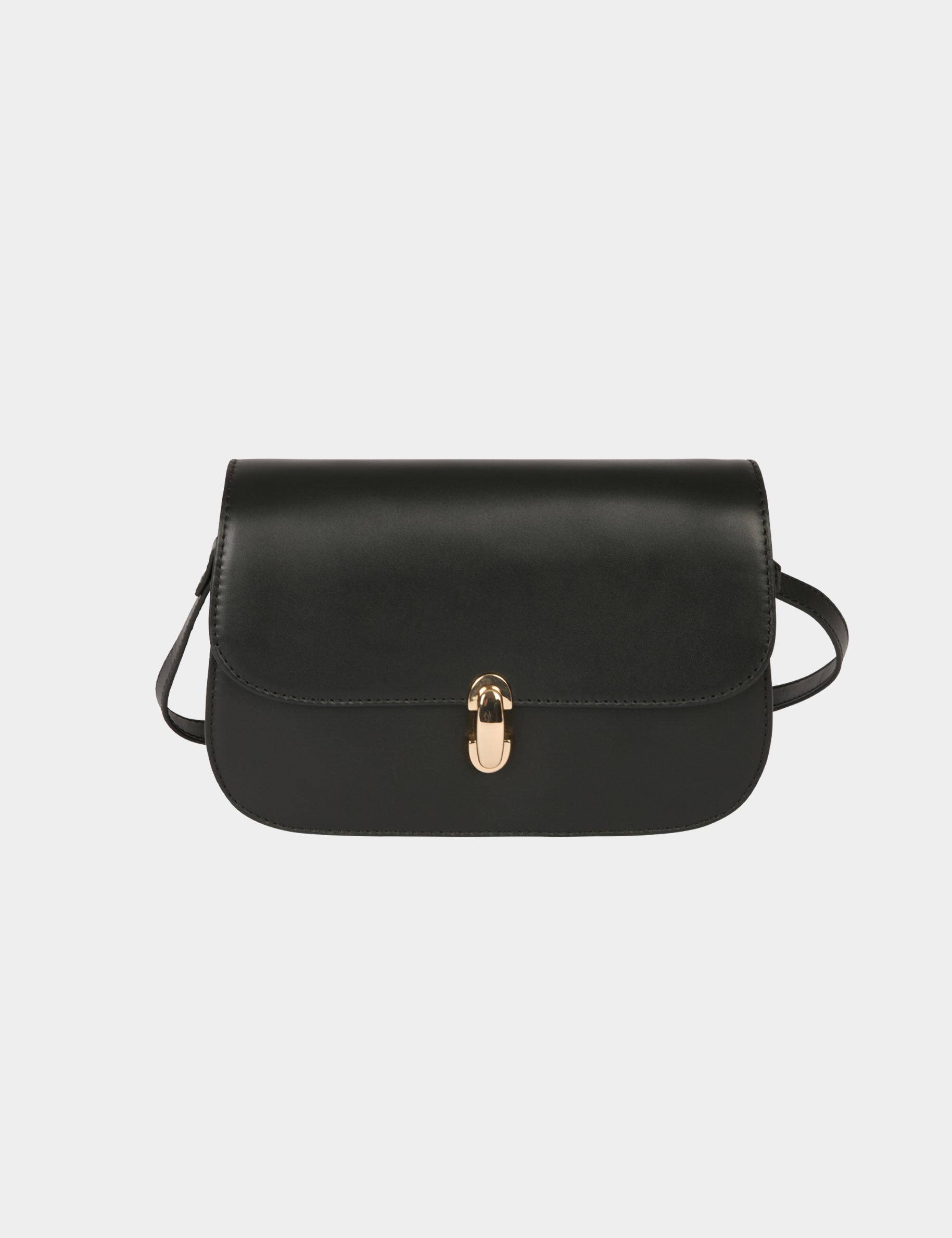 Sac bo&icirc;te bandouli&egrave;re noir femme