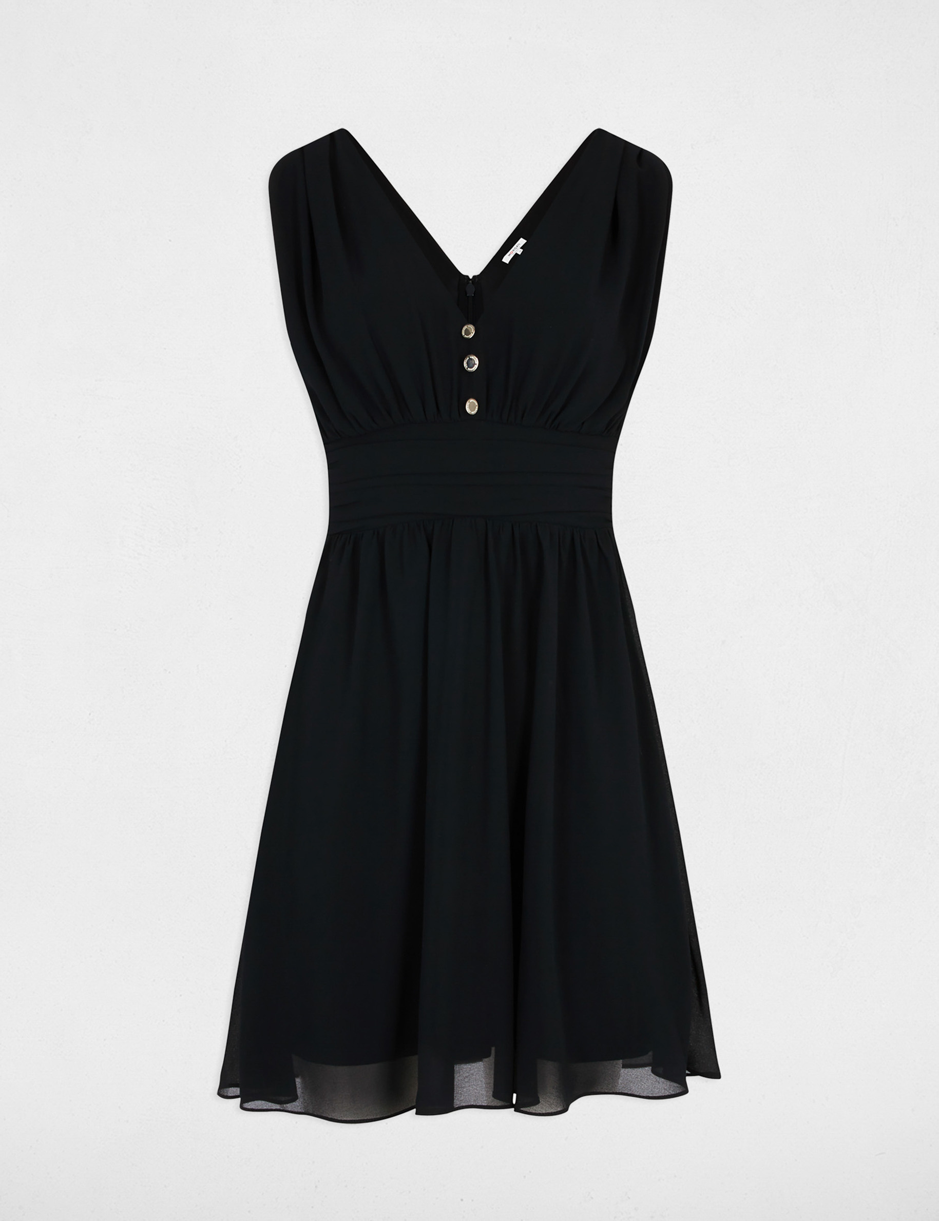 robe courte evasee fluide bleu marine femme Robe courte évasée fluide bleu marine femme