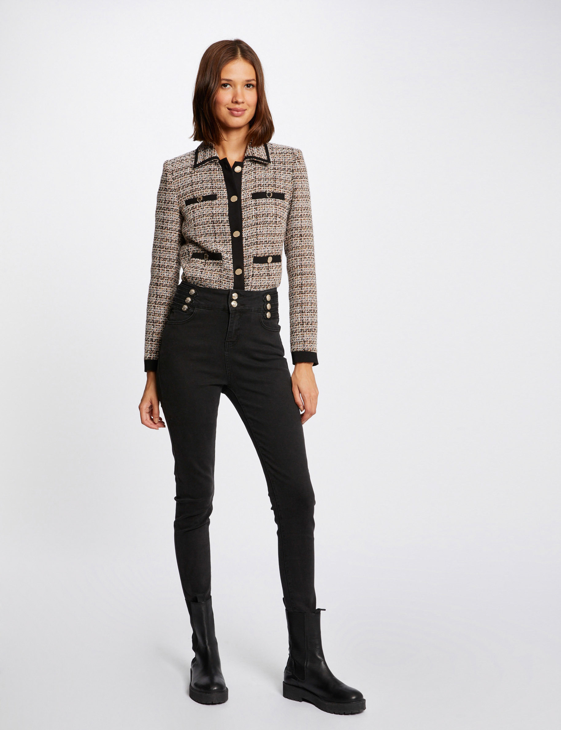 Jean Skinny Taille Haute Laulia - Noir - Taille 36/38 - Occasion Très Bon état