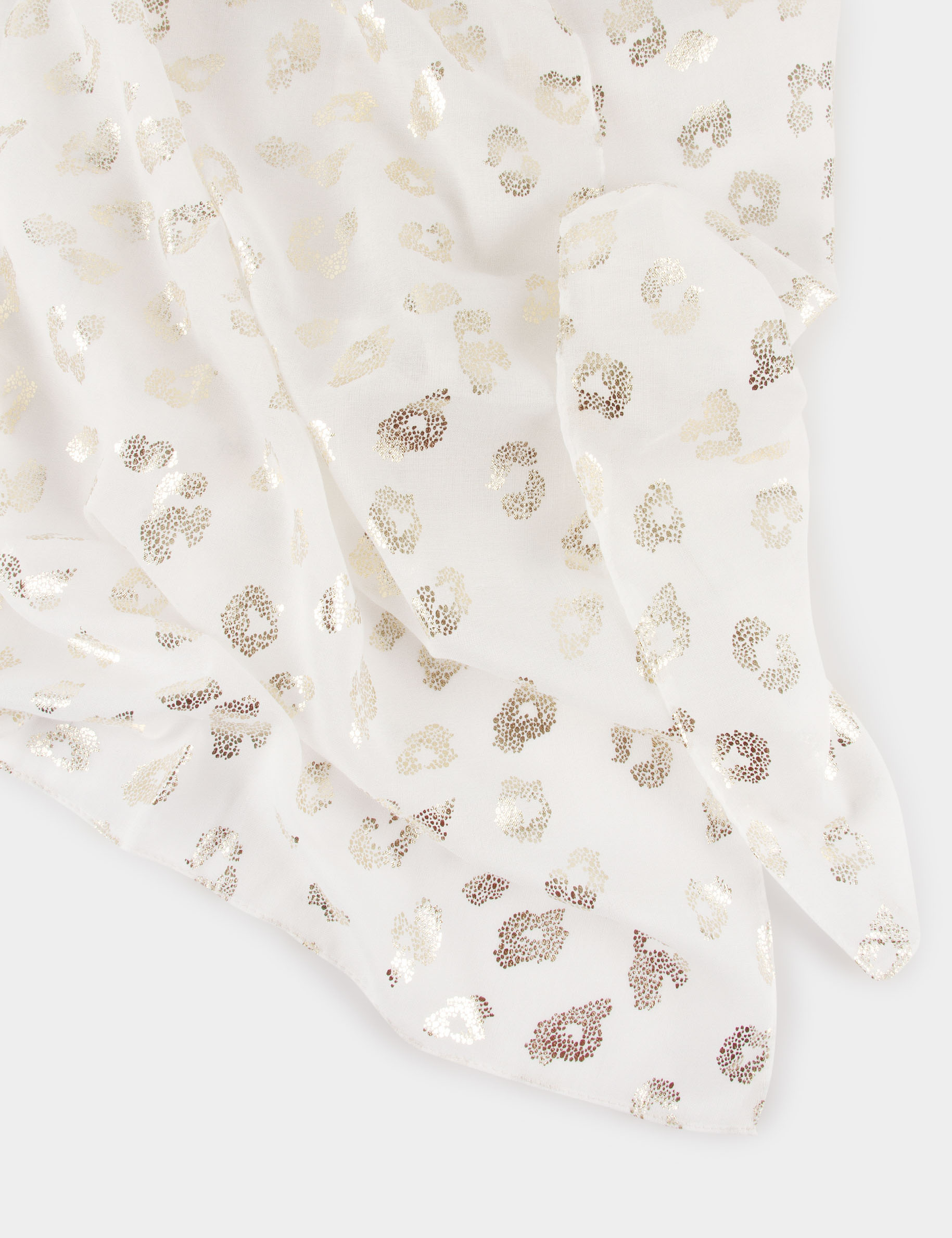 Foulard Léopard Mince 88x5cm - Polyester - 21 Couleurs - Accessoire Mode Femme