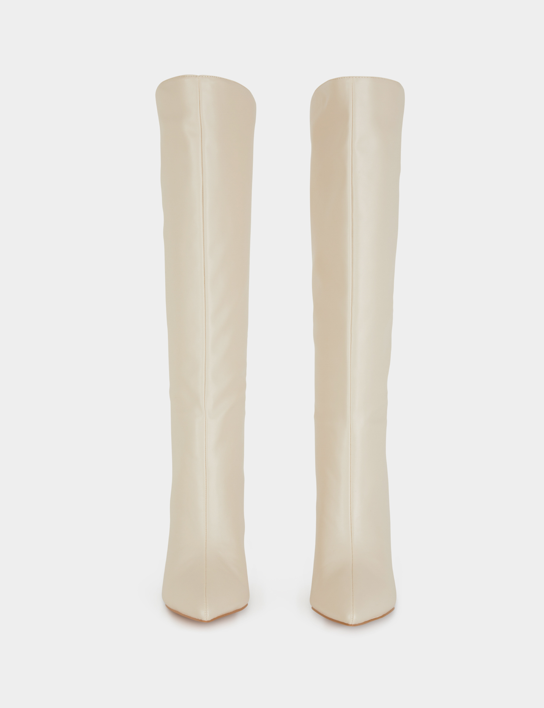 Bottes Talons Aiguilles En Cuir Nappa 1969 Made In Italy - Taille 36, Style Anouk, Neuves