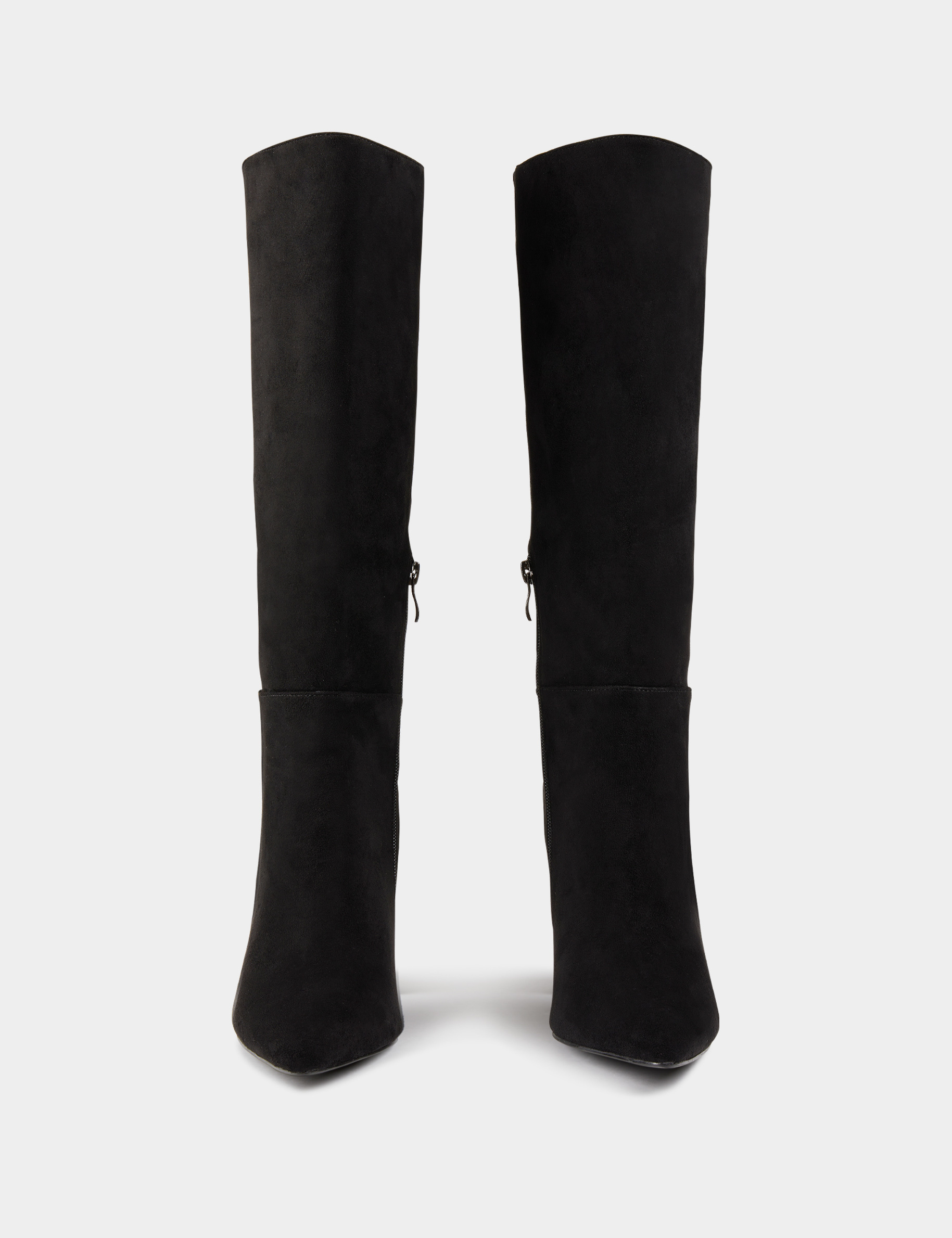 bottes a talons et bouts pointus noir femme Bottes à talons et bouts pointus noir femme