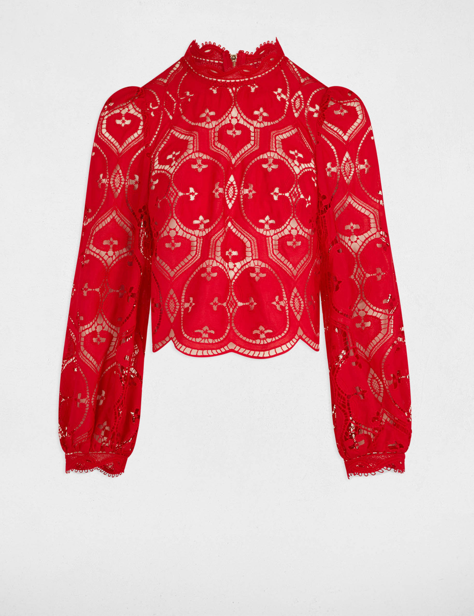 blouse manches longues rouge femme Blouse manches longues rouge femme