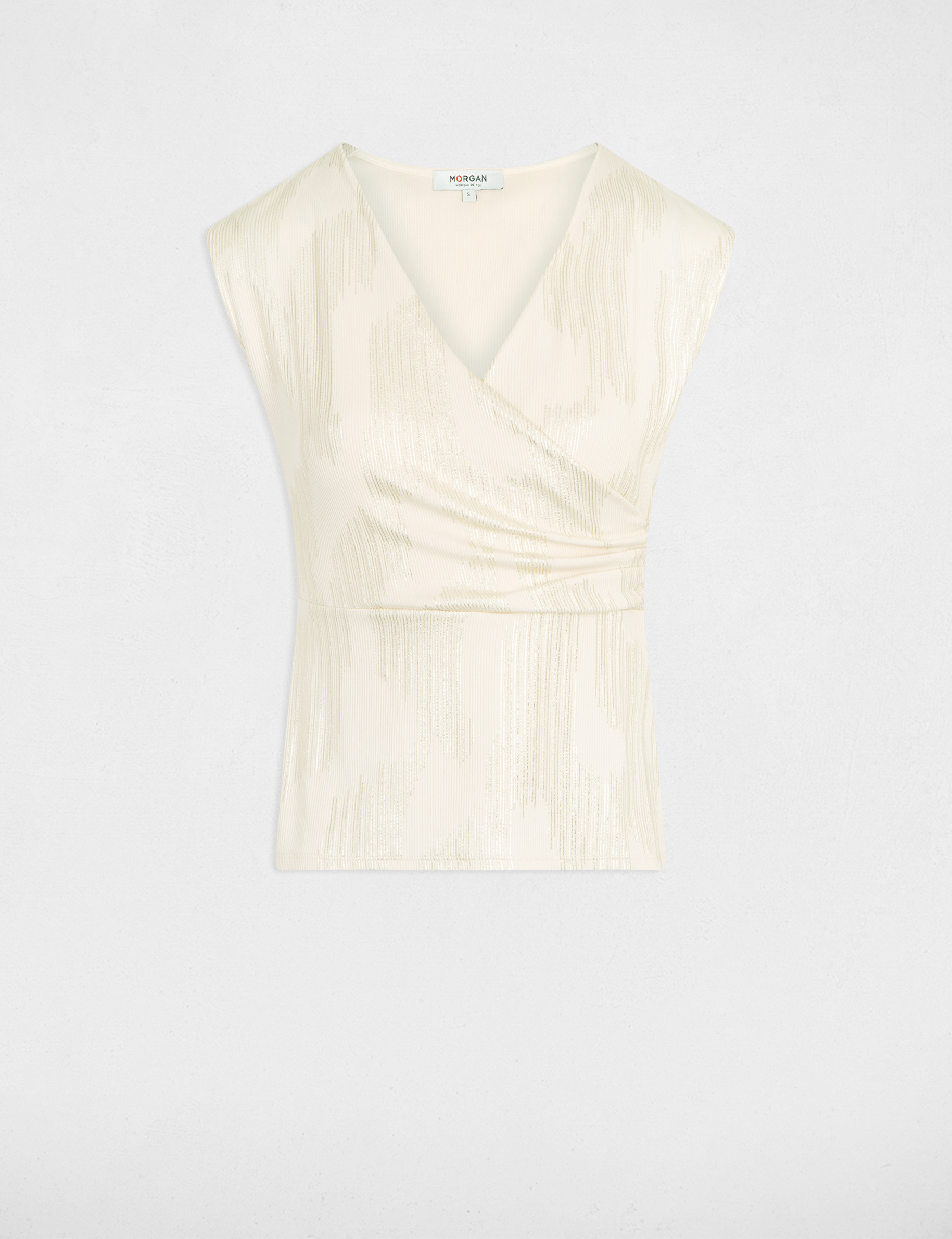 Top sans manches c&ocirc;tel&eacute; multicolore femme