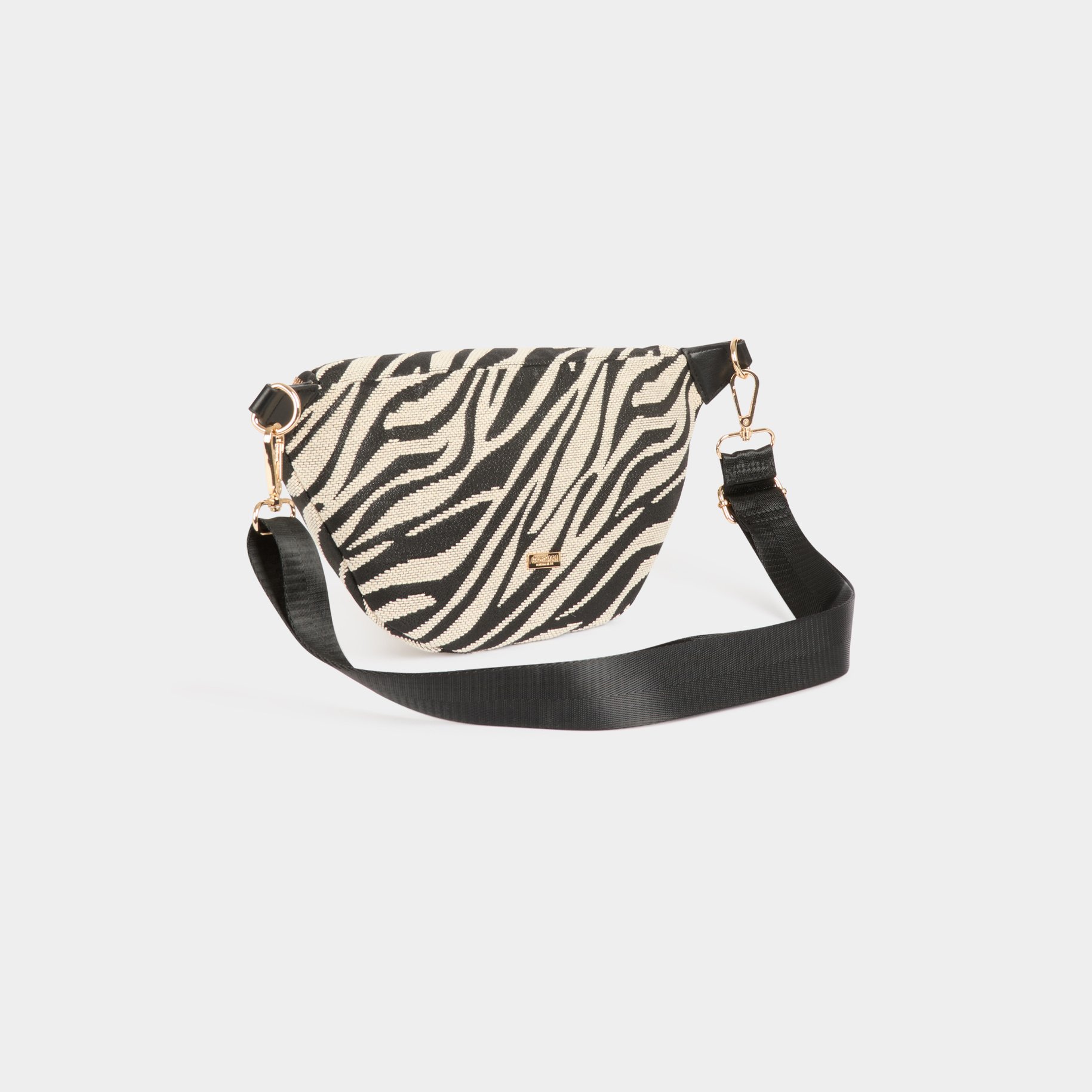 sac banane imprime zebre ivoire femme Sac banane imprimé zèbre ivoire femme