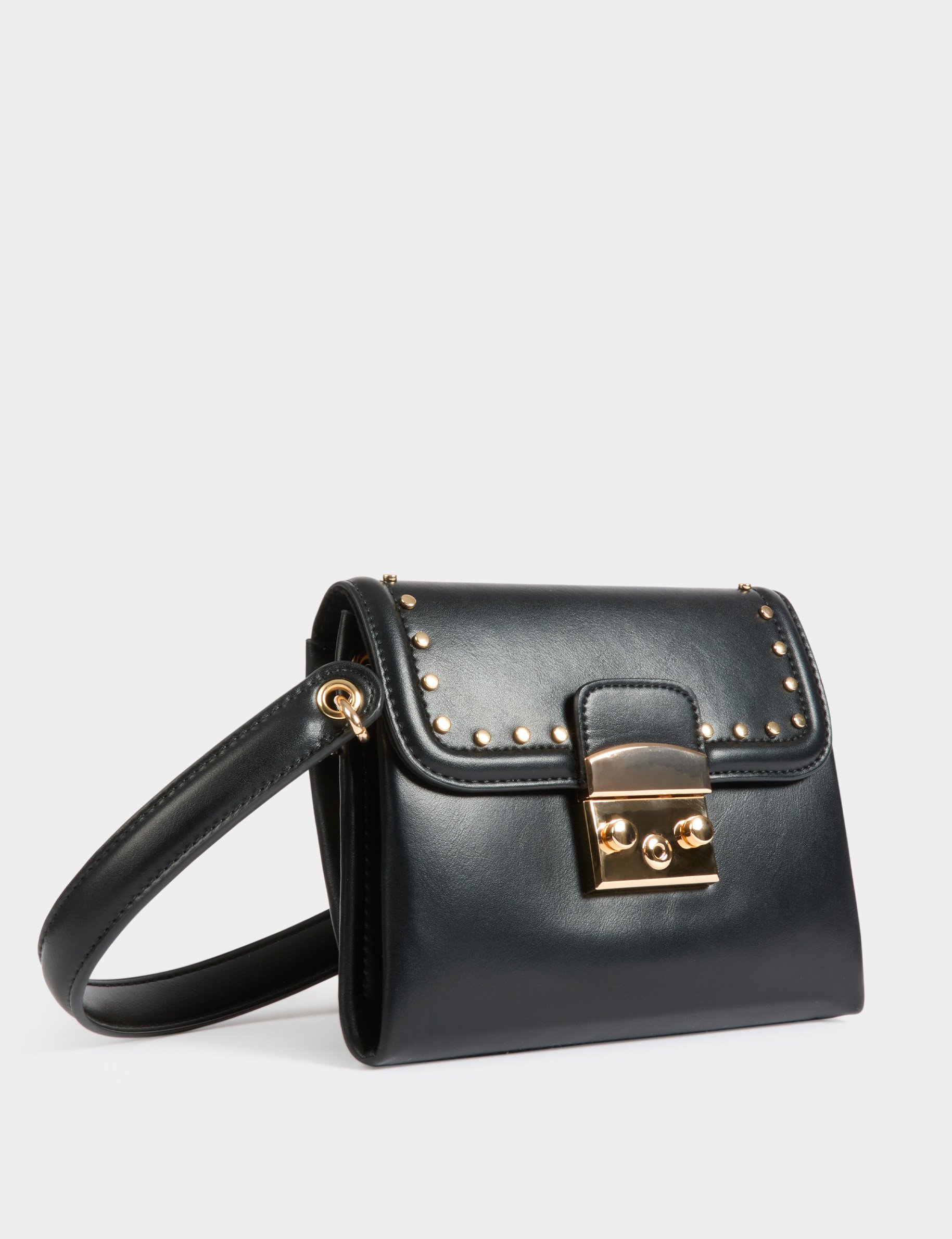 sac bandouliere a clous noir femme Sac bandoulière à clous noir femme
