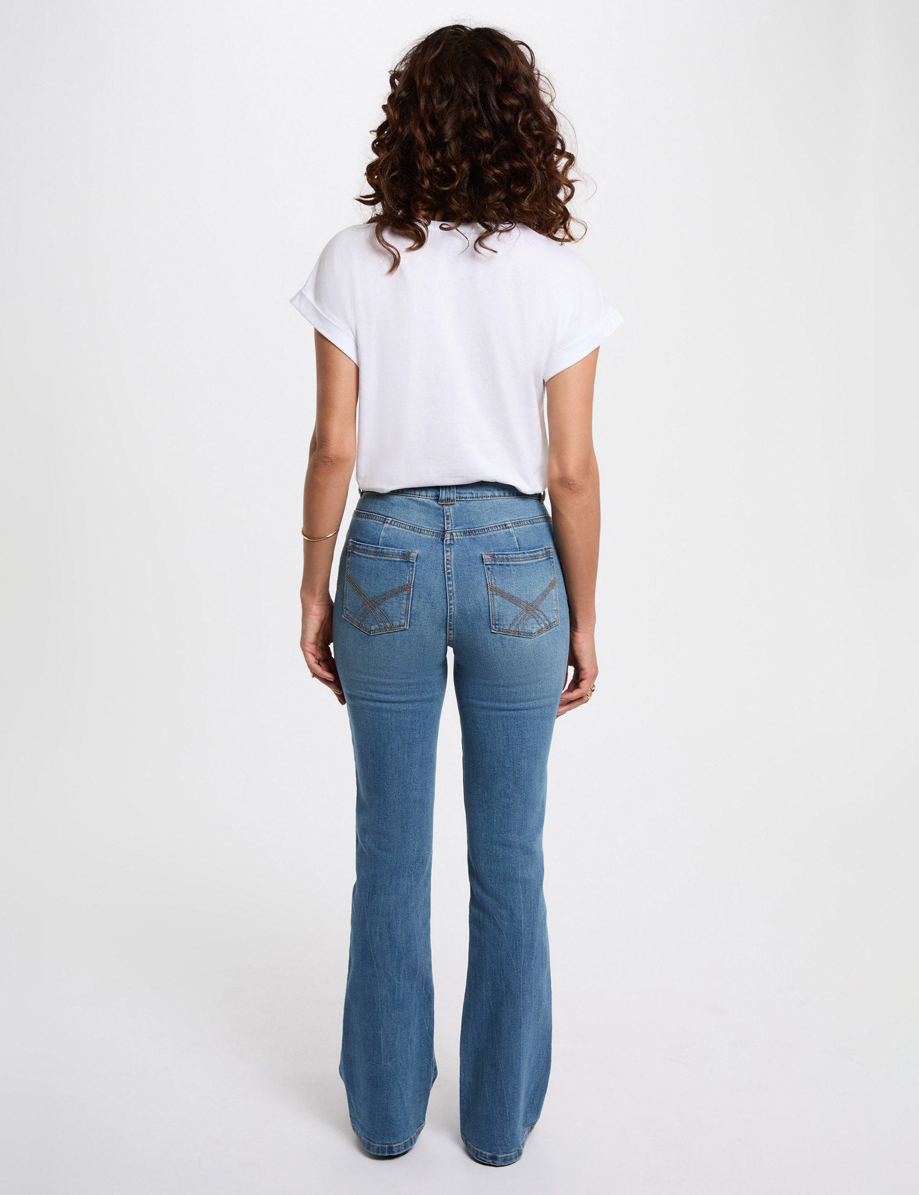 t shirt court inscription blanc femme T-shirt court inscription blanc femme
