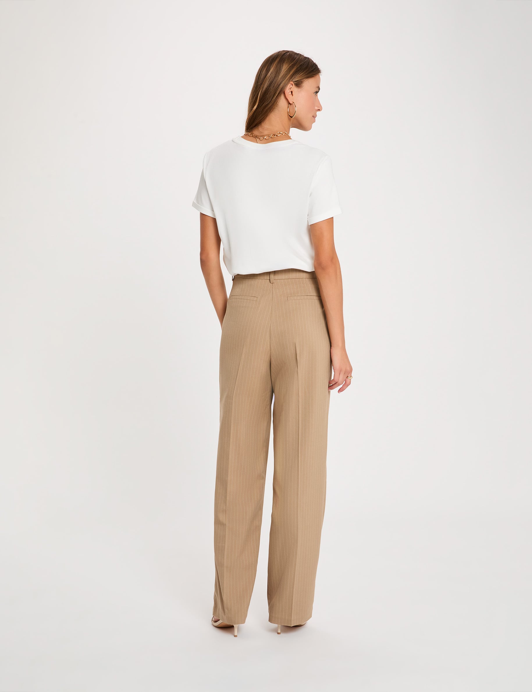 T-shirt manches courtes blanc femme