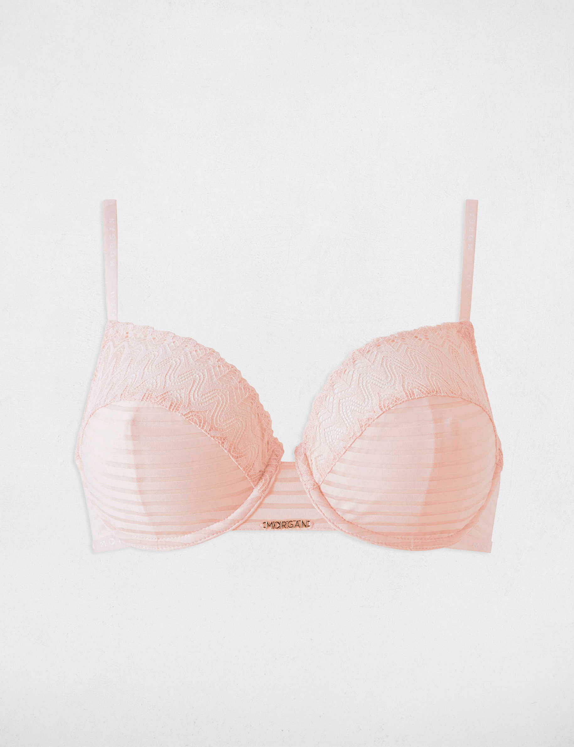 soutien gorge corbeille rose pale femme Soutien-gorge corbeille rose pale femme