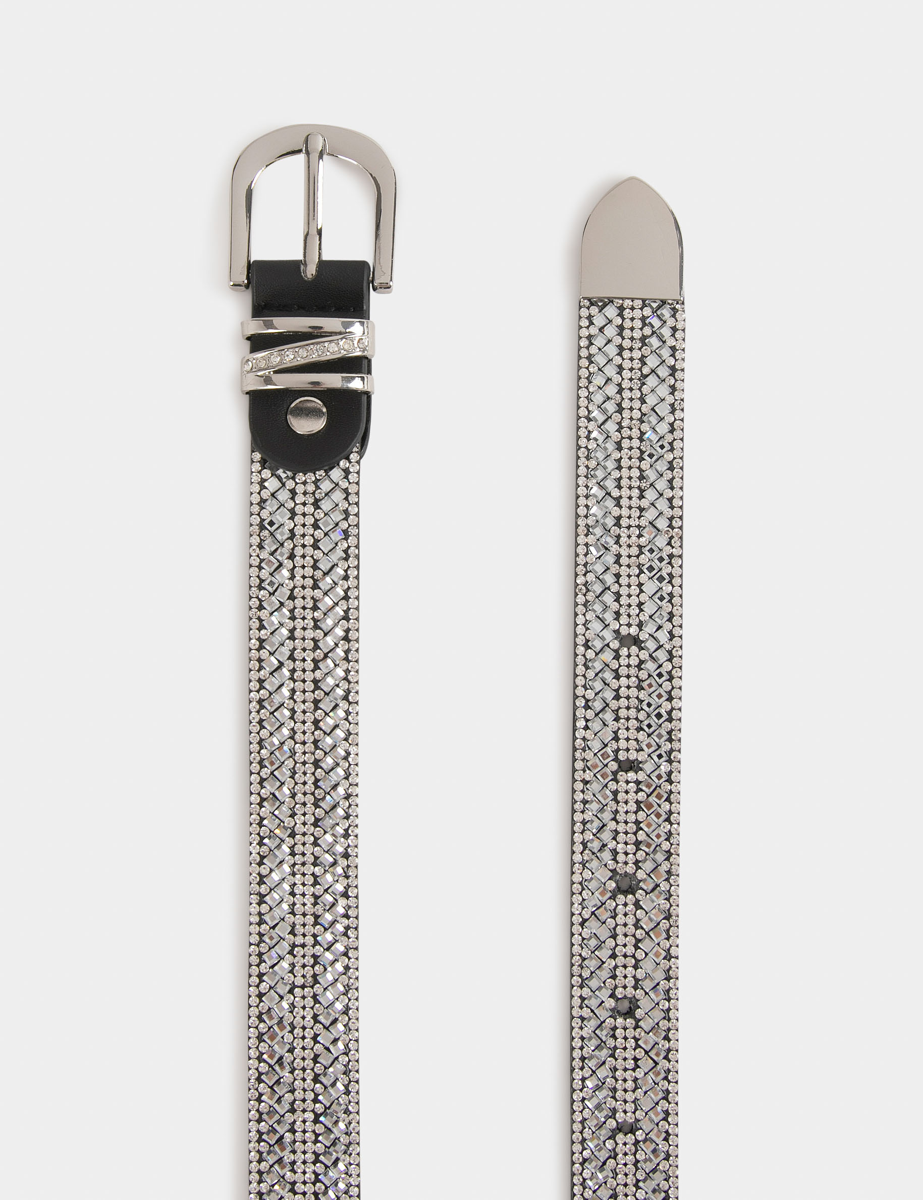 Ceinture avec strass argente femme Ceinture avec strass argente femme