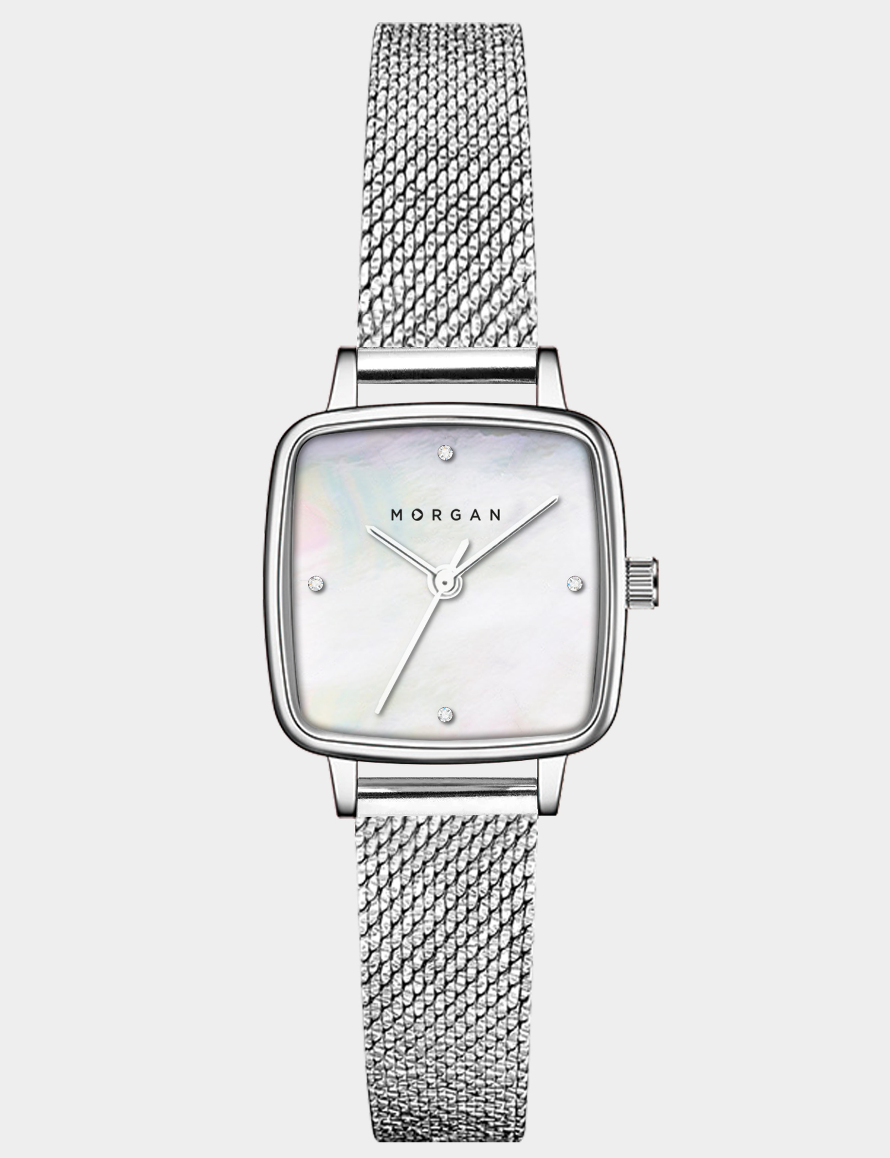 Montre couleur argent femme