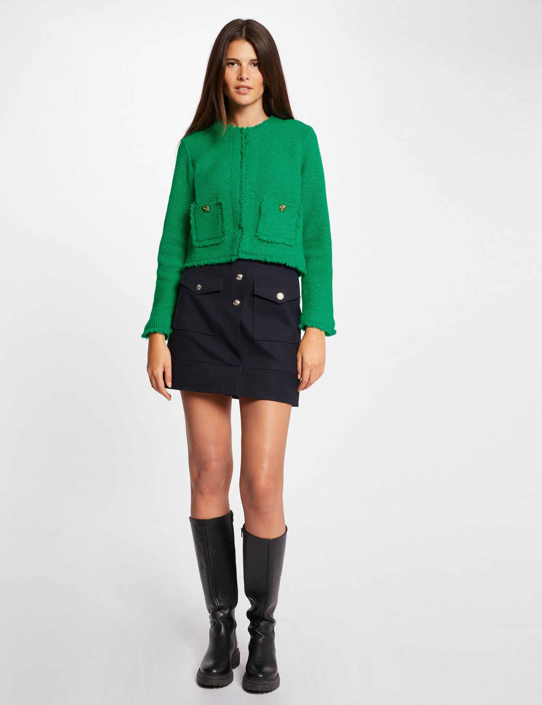 Chemise Femme J.Crew à Carreaux Vert Et Beige - Taille M, Manches Longues, Coton