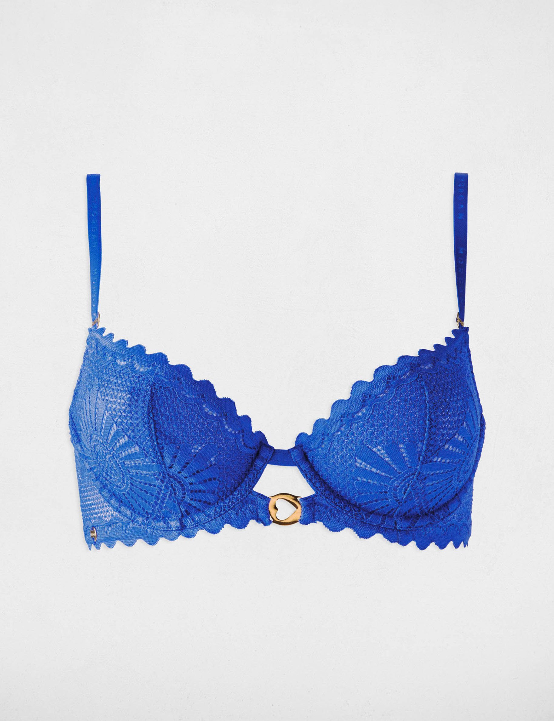 Soutien gorge armatures bleu femme Morgan