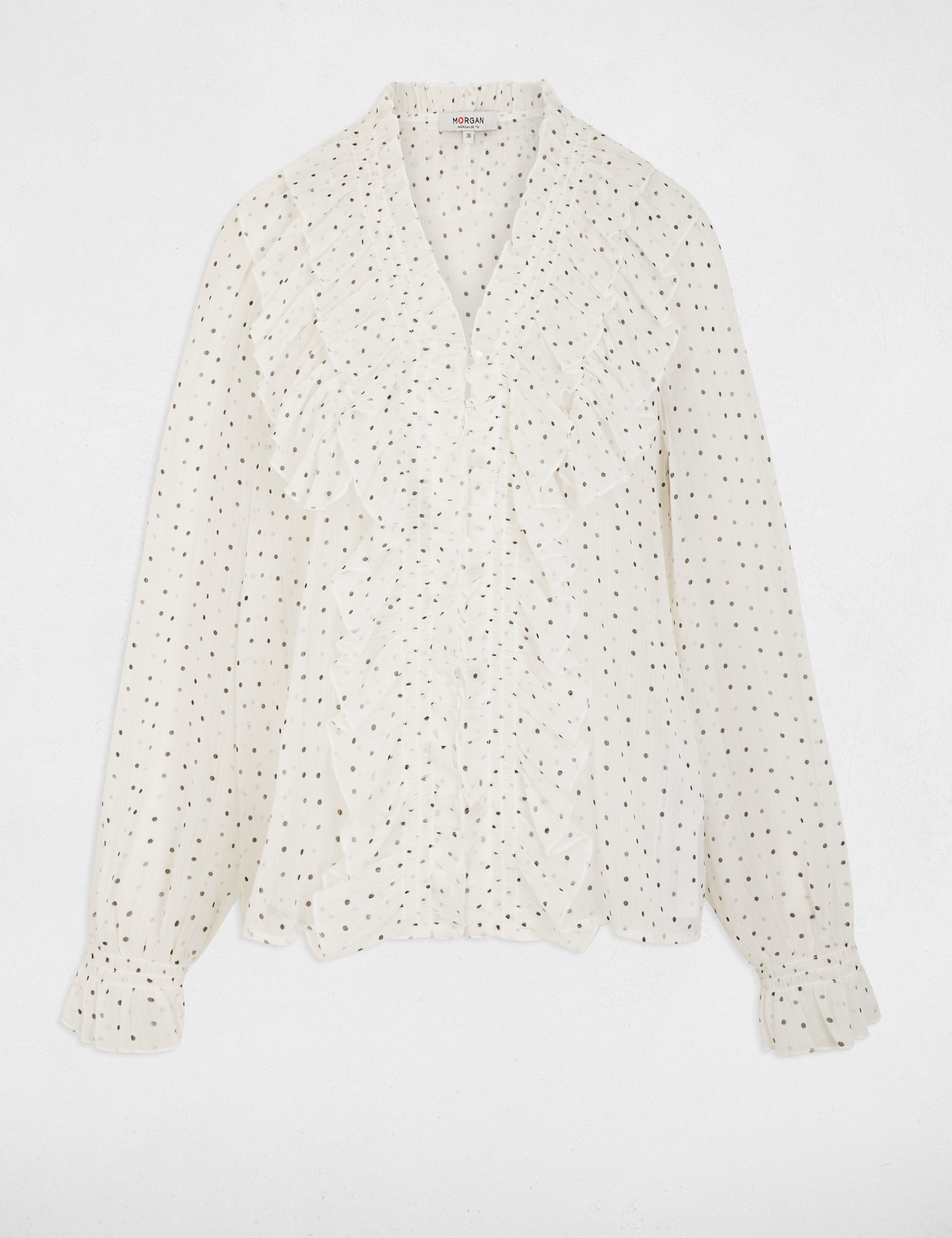 Chemisier Imprimé Fleurs Bleu - Taille 58 - Manches 3/4
